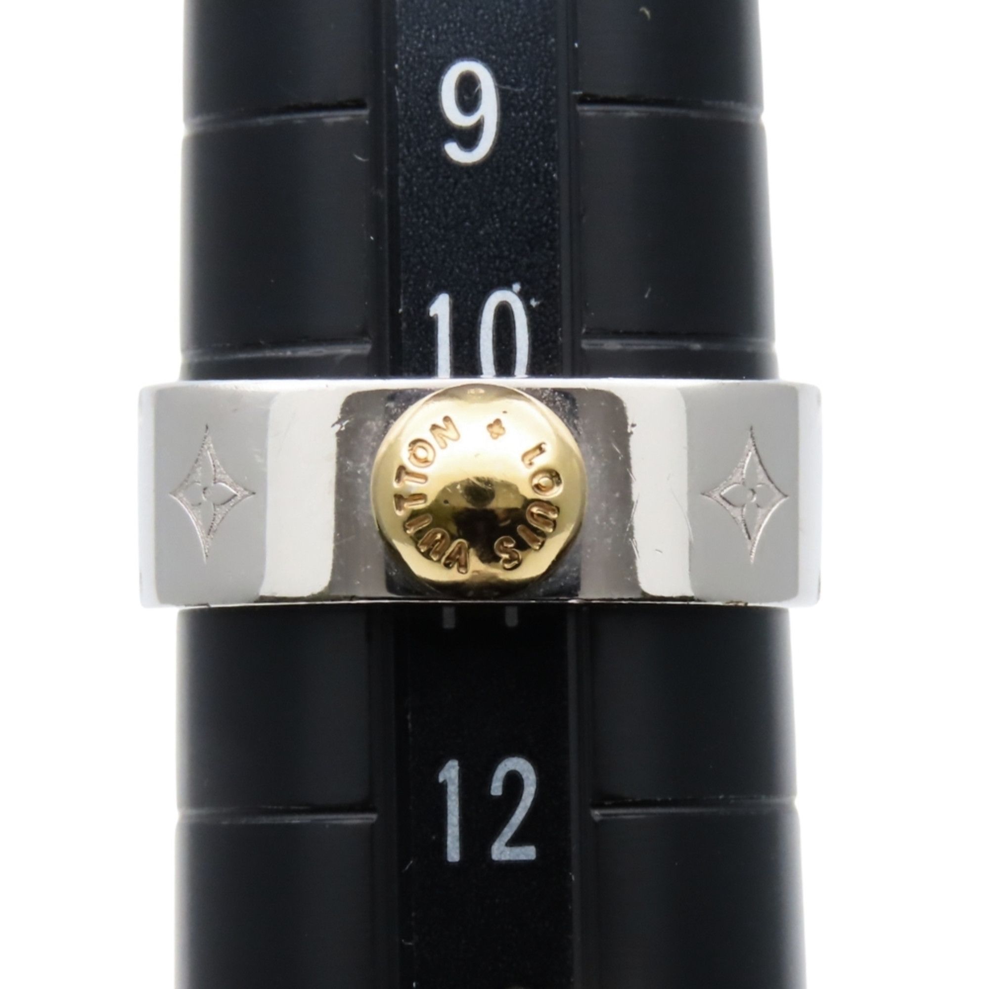 Louis Vuitton Louis Vuitton Nanogram Ring M00216 S Metal Silver Women's LOUIS VUITTON Size ONE SIZE - 12 Thumbnail