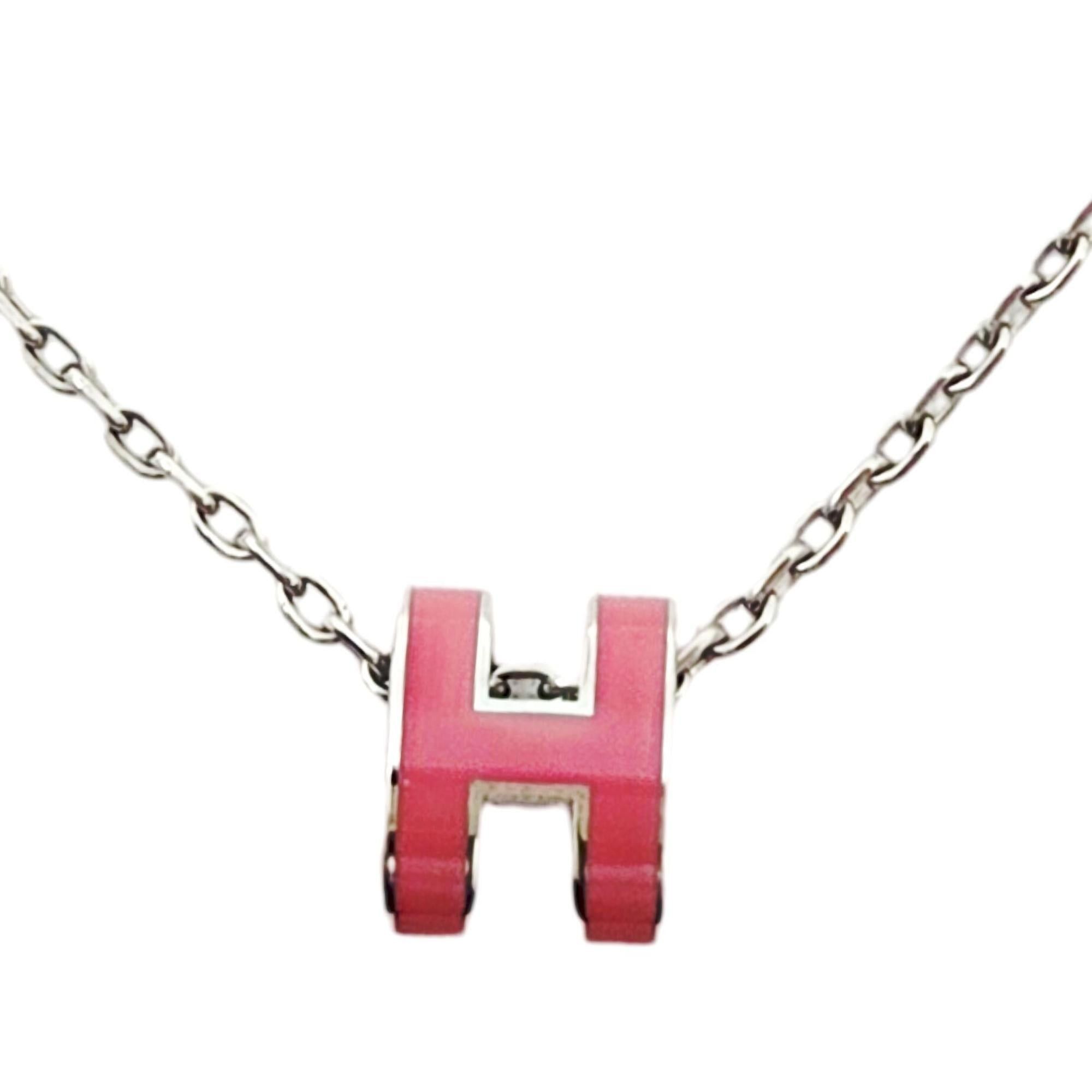 Hermes HERMES Pop Ash Mini Necklace Pink H Women's Size ONE SIZE - 2 Thumbnail