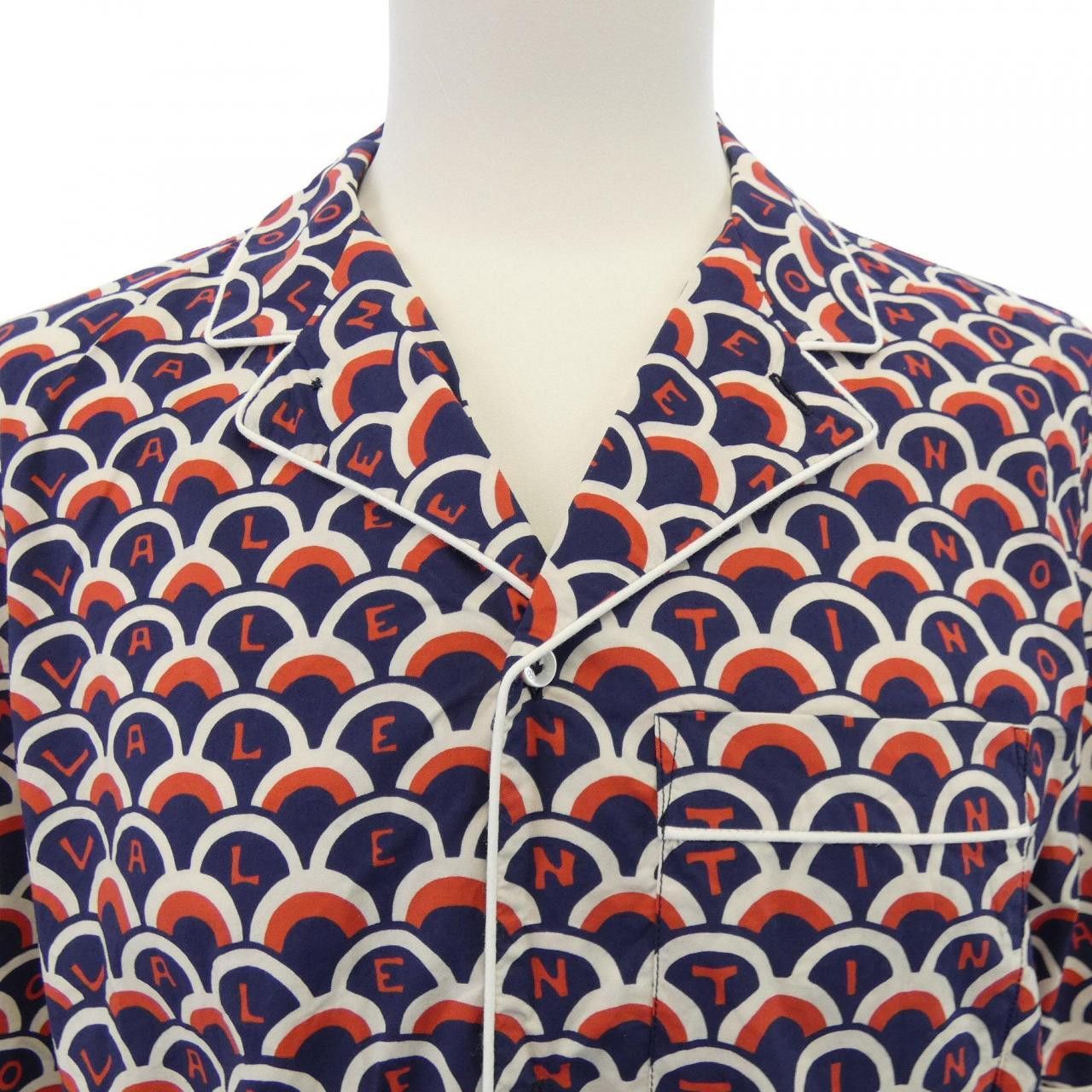 Valentino Valentino Valentino Shirt Textile Dress Shirt RV3AA768LQH DUTY FREE for USA Size ONE SIZE - 5 Thumbnail