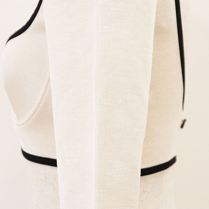 Chanel Chanel Chanel 21S P70684 Silk Knit Cropped Top Textile Tops P70684 DUTY FREE for USA Size ONE SIZE - 7 Thumbnail