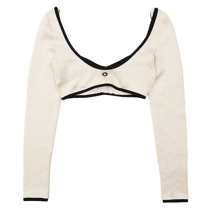 Chanel Chanel Chanel 21S P70684 Silk Knit Cropped Top Textile Tops P70684 DUTY FREE for USA Size ONE SIZE - 12 Thumbnail