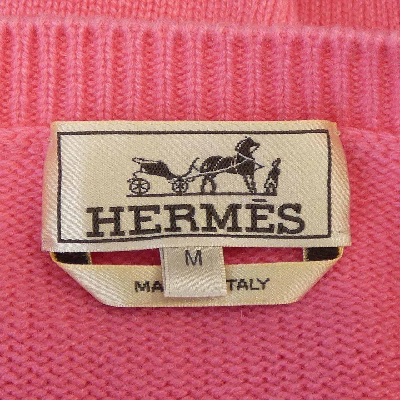 Hermes Hermes Hermes Cashmere Knit M Textile Tops DUTY FREE for USA Size ONE SIZE - 4 Thumbnail