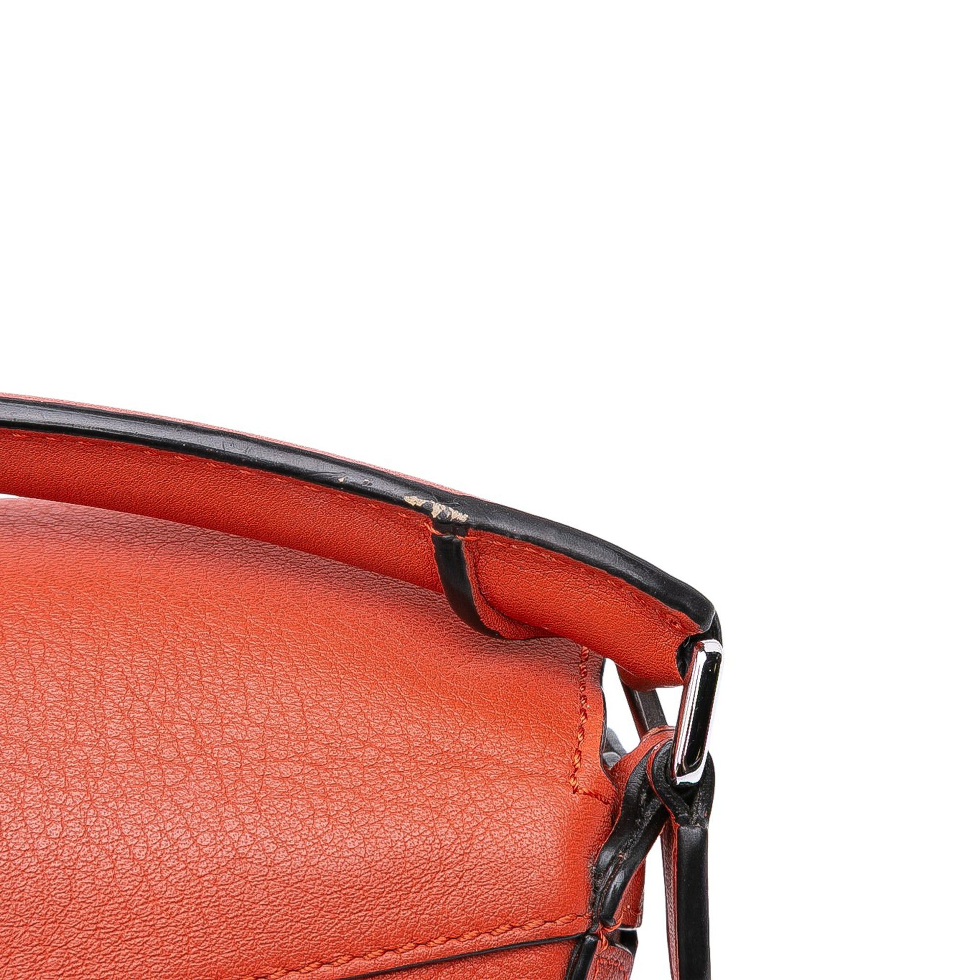 Nano Calfskin Puzzle Satchel