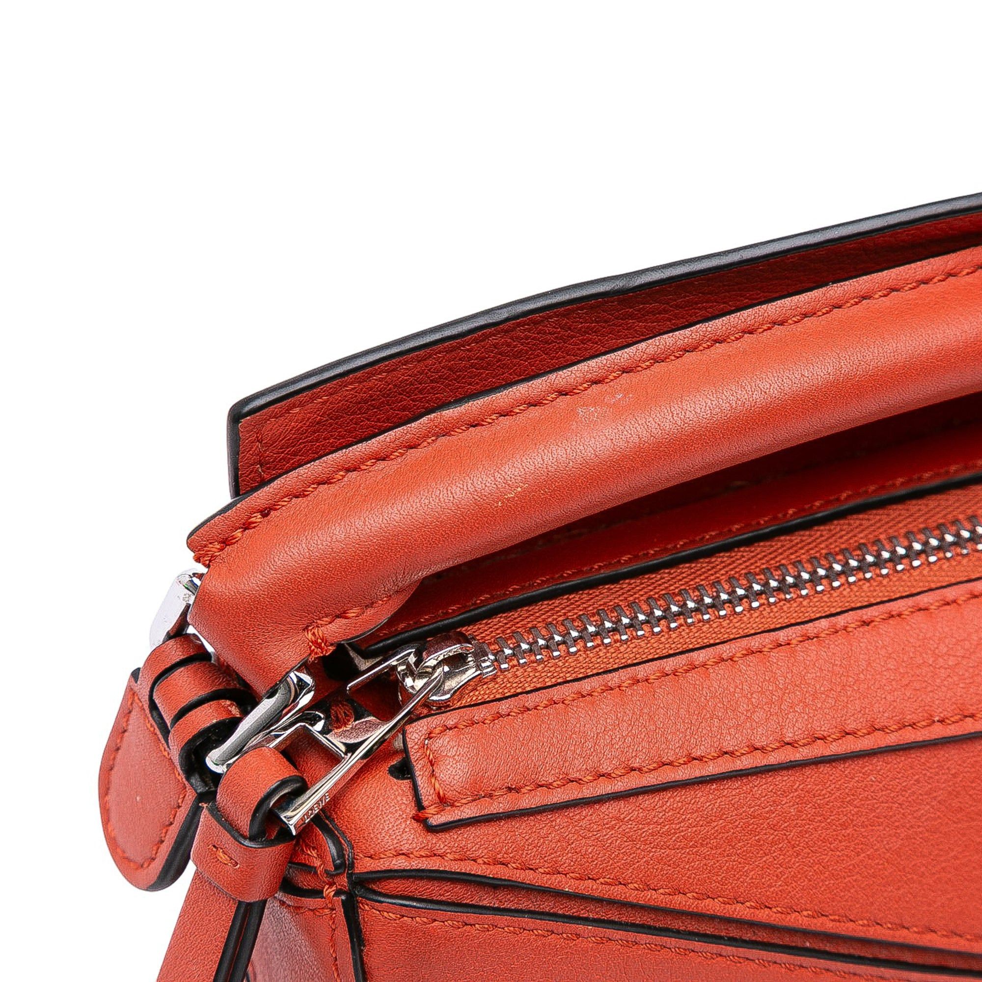 Nano Calfskin Puzzle Satchel