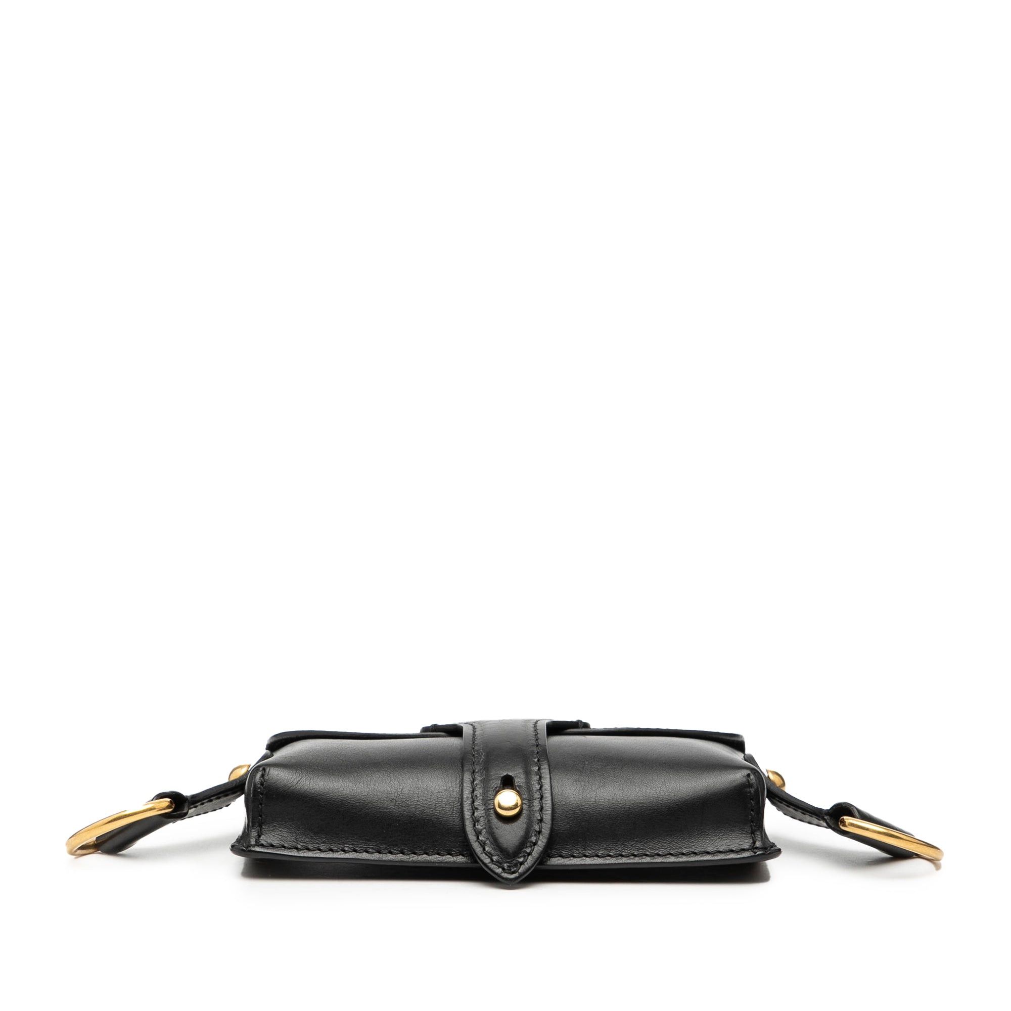 Dior Mini Leather D Bee Saddle Bag Size ONE SIZE - 3 Thumbnail