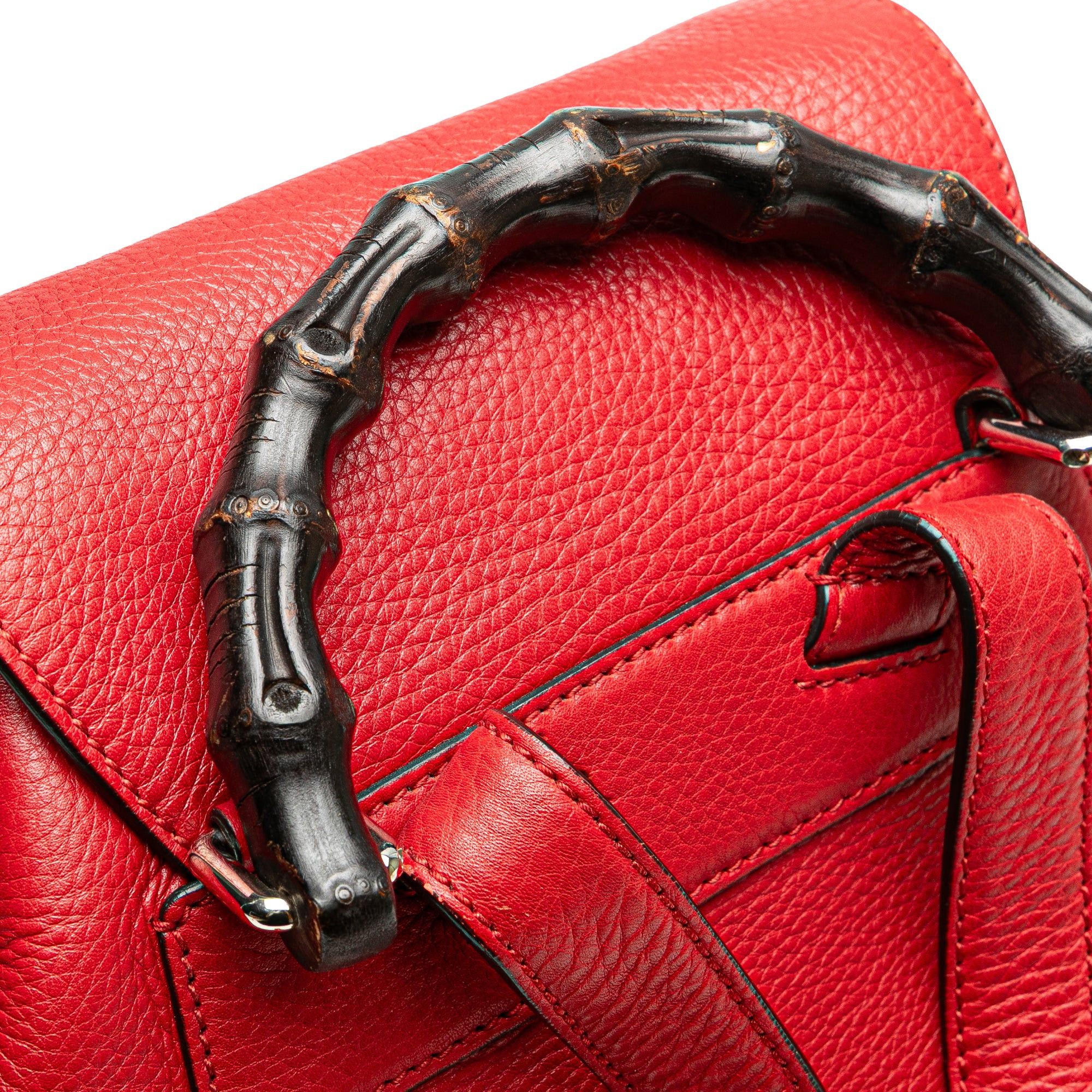 Gucci Leather Bamboo Tassel Backpack Size ONE SIZE - 10 Thumbnail