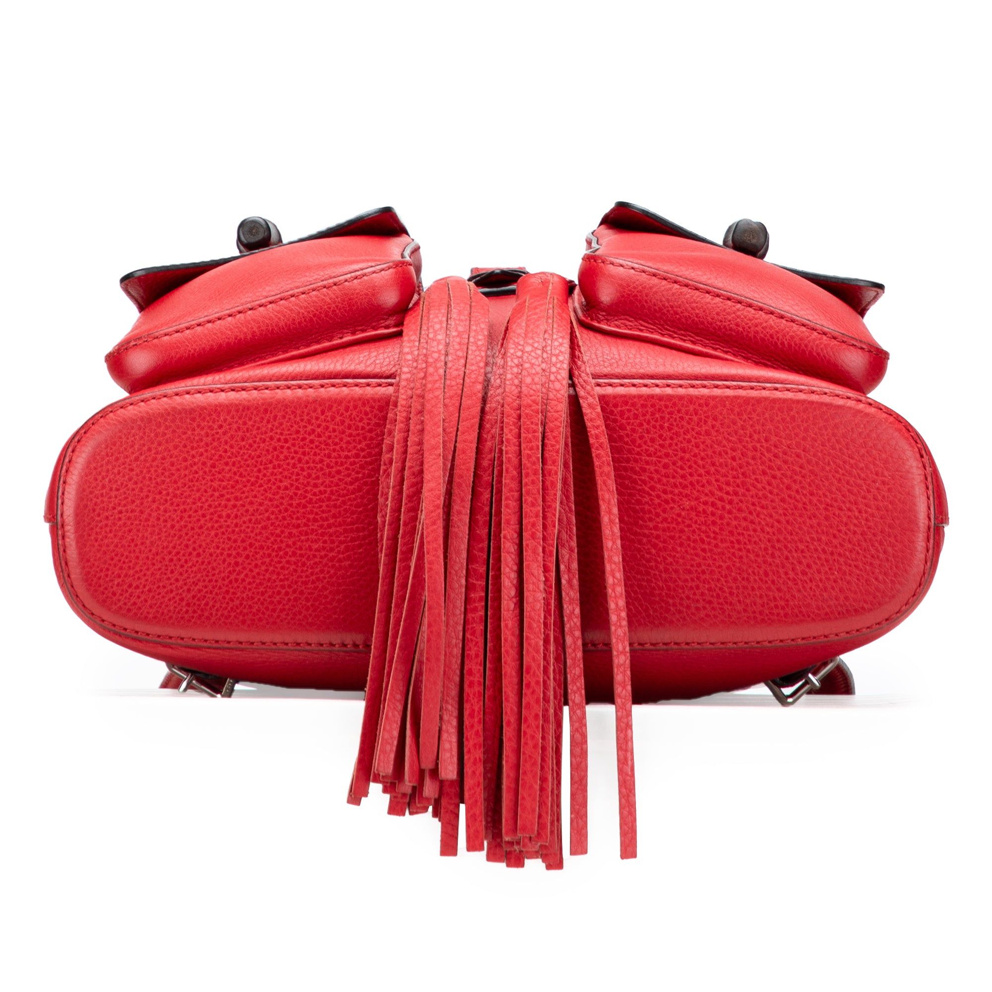 Gucci Leather Bamboo Tassel Backpack Size ONE SIZE - 3 Thumbnail