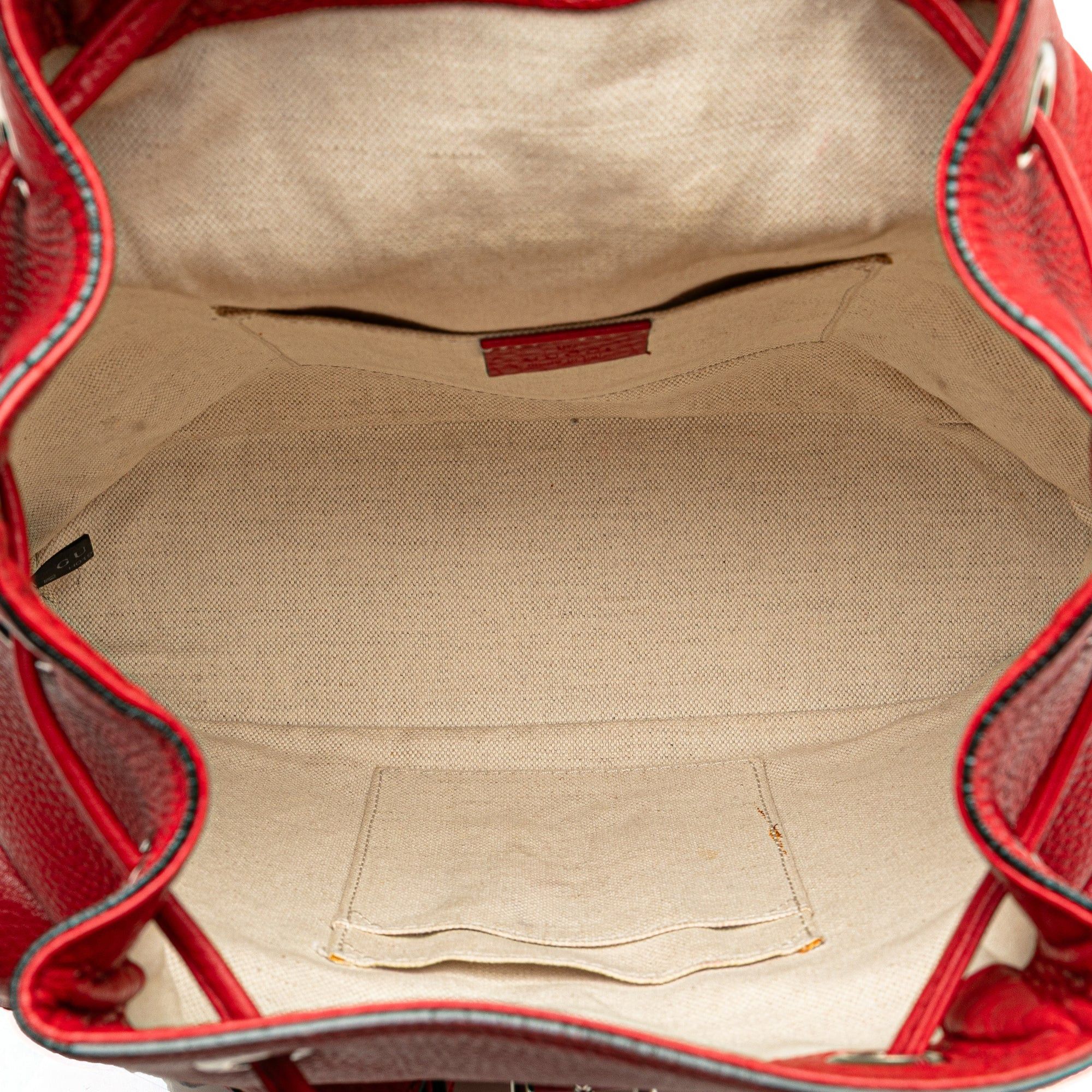 Gucci Leather Bamboo Tassel Backpack Size ONE SIZE - 4 Thumbnail