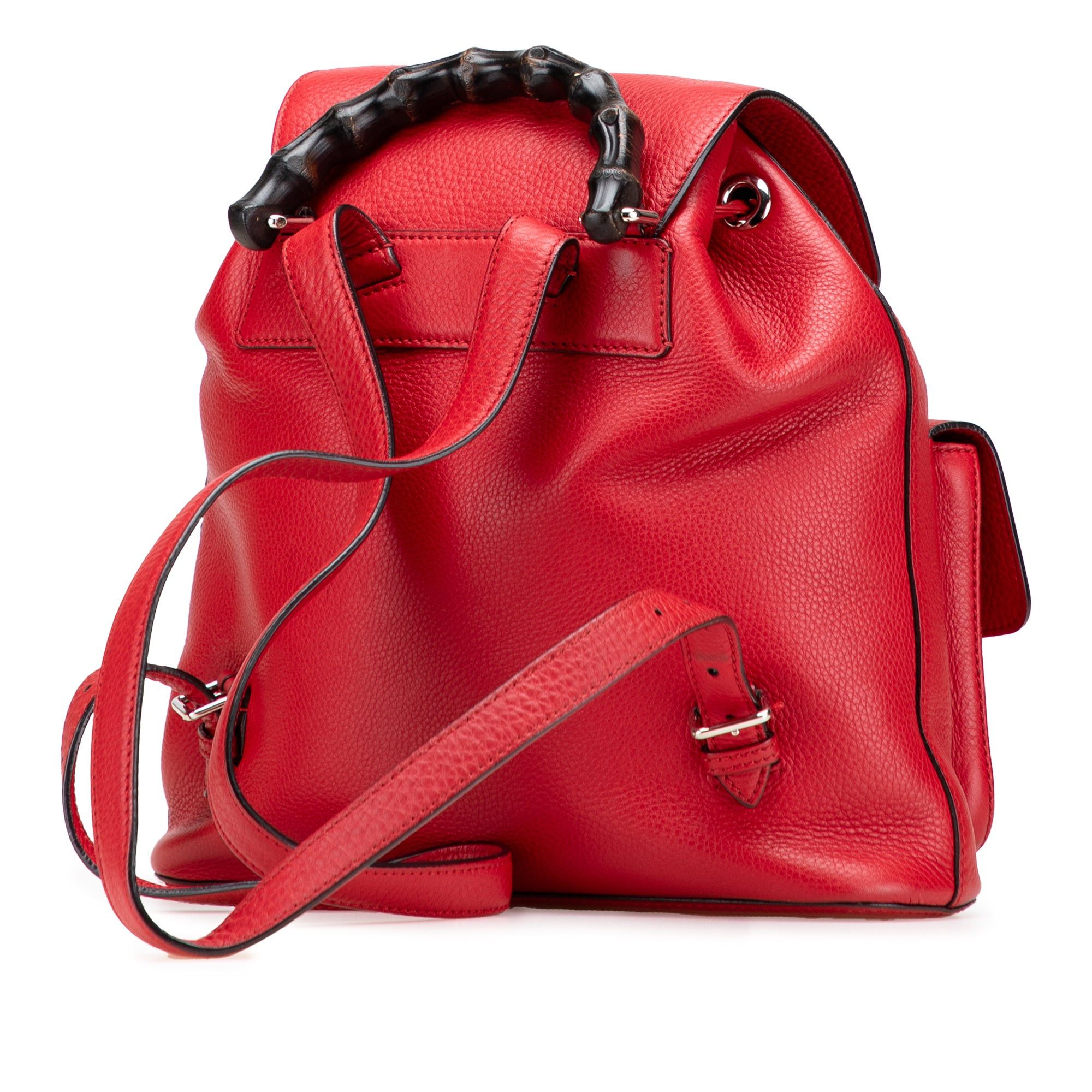 Gucci Leather Bamboo Tassel Backpack Size ONE SIZE - 2 Thumbnail