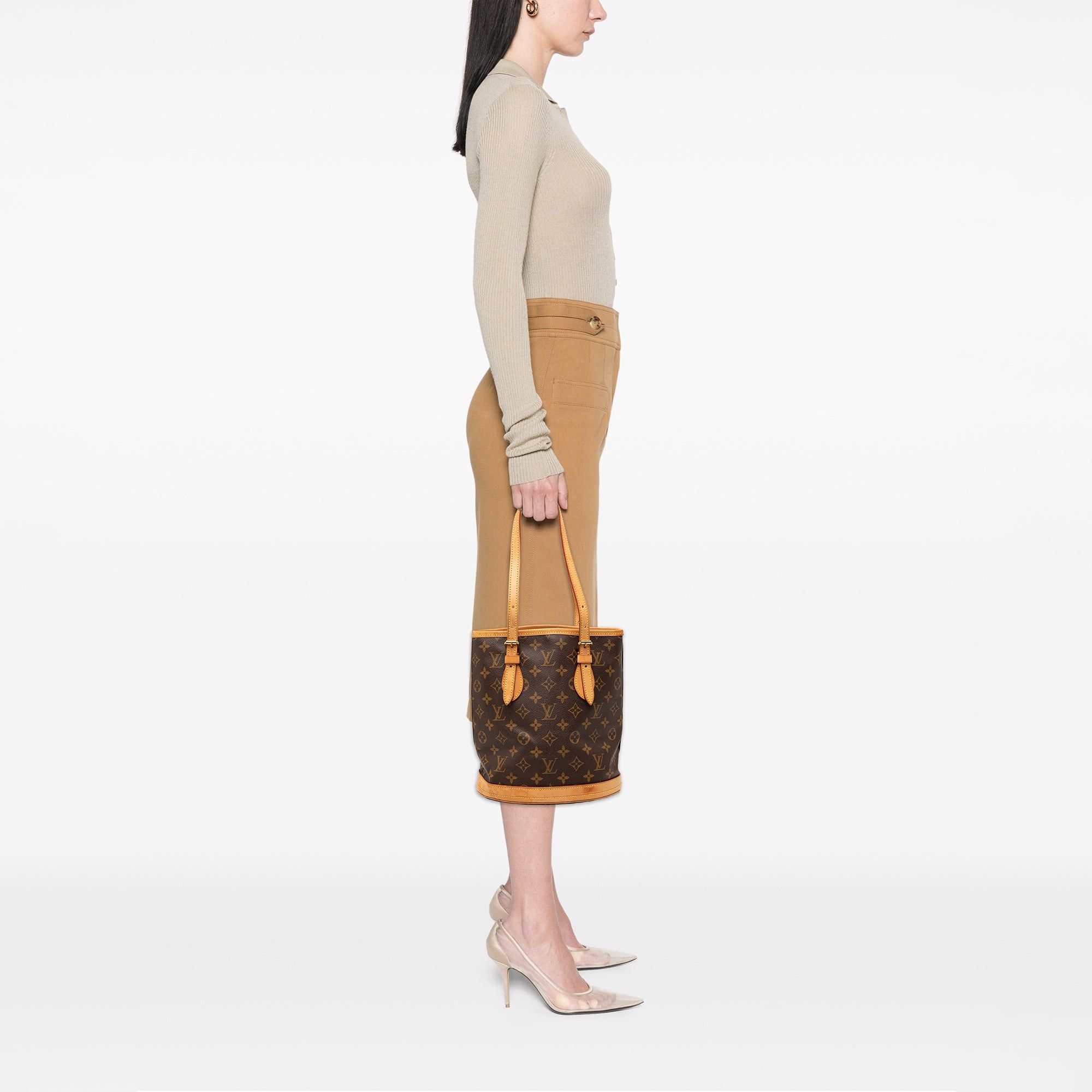 Louis Vuitton Monogram Petit Bucket Size ONE SIZE - 9 Thumbnail