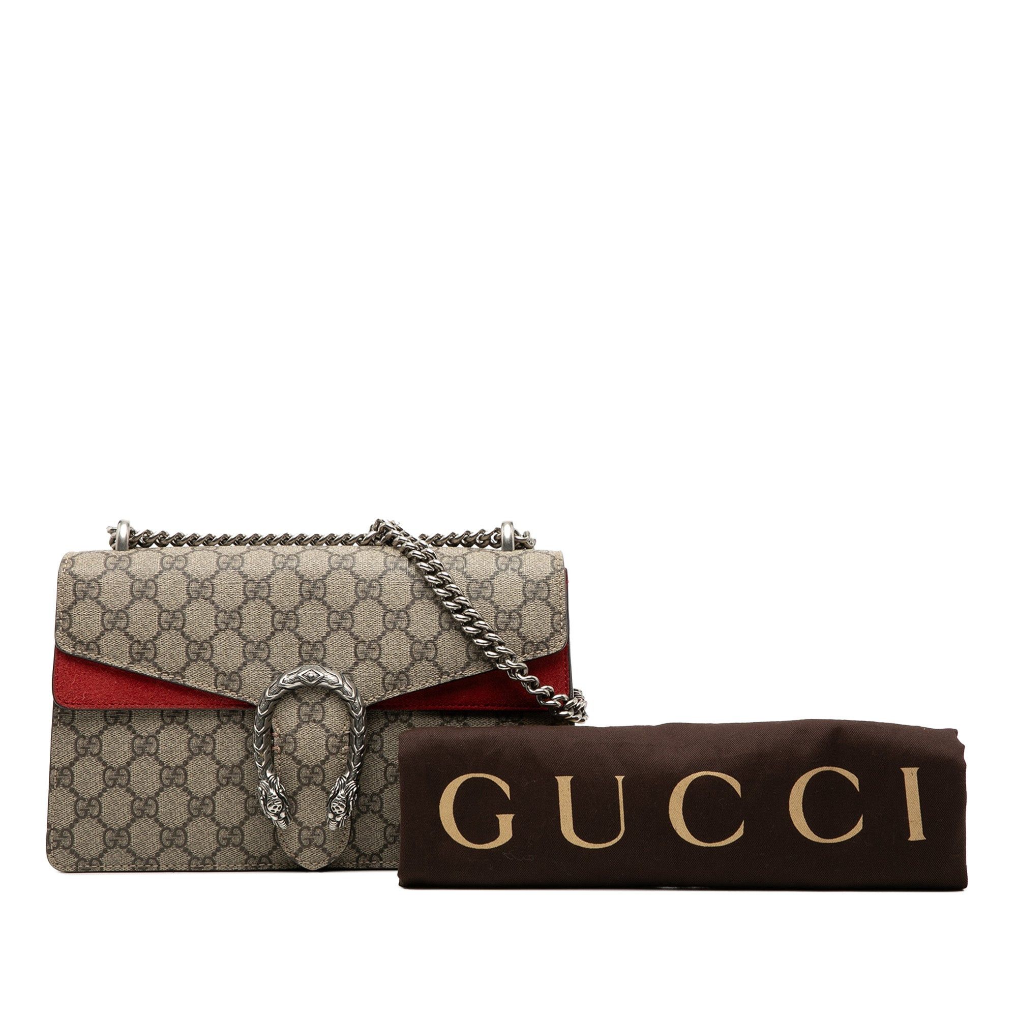 Gucci Medium GG Supreme Dionysus Shoulder Bag Size ONE SIZE - 8 Thumbnail