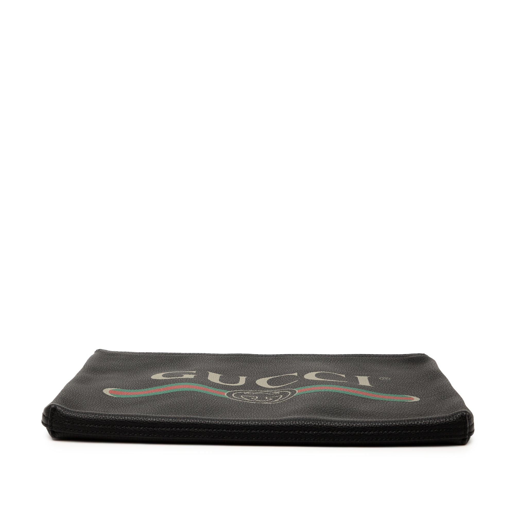 Gucci Medium Leather Logo Portfolio Clutch Size ONE SIZE - 3 Thumbnail