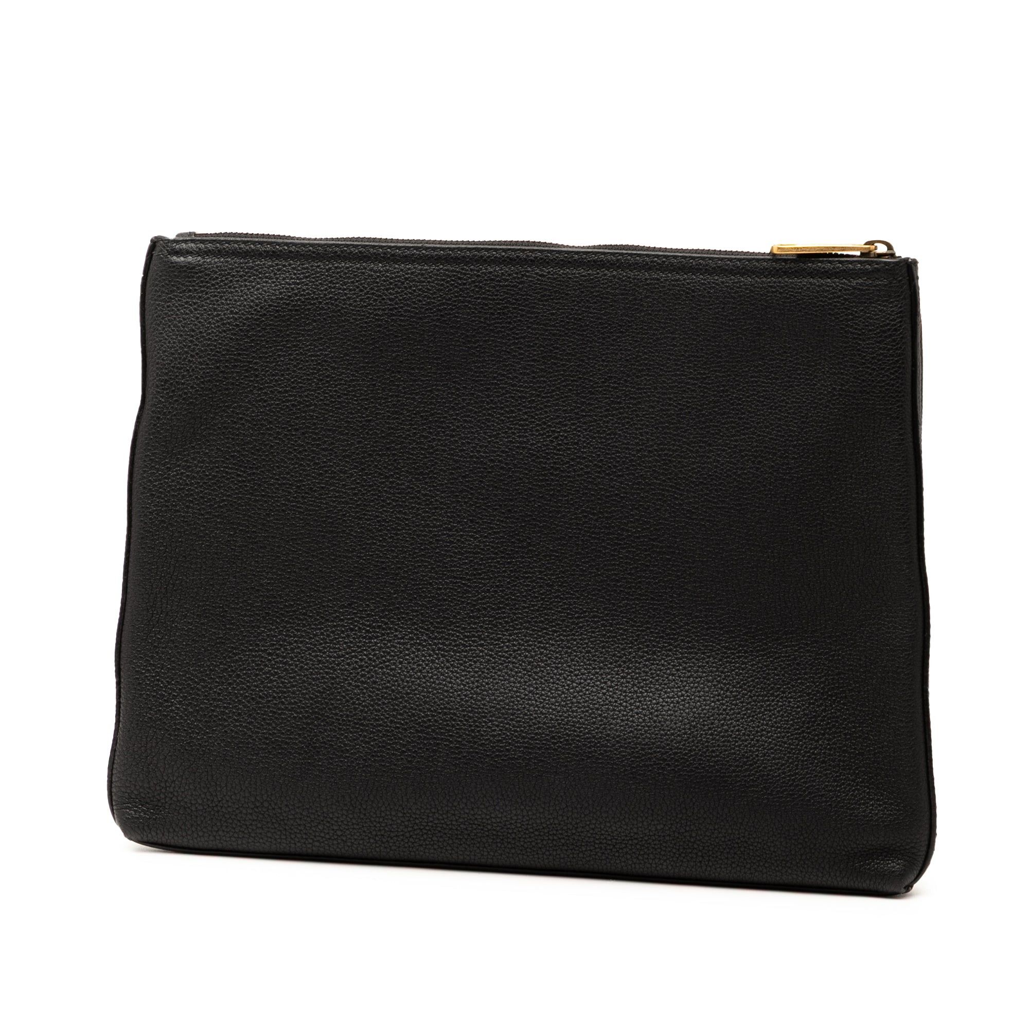 Gucci Medium Leather Logo Portfolio Clutch Size ONE SIZE - 2 Thumbnail