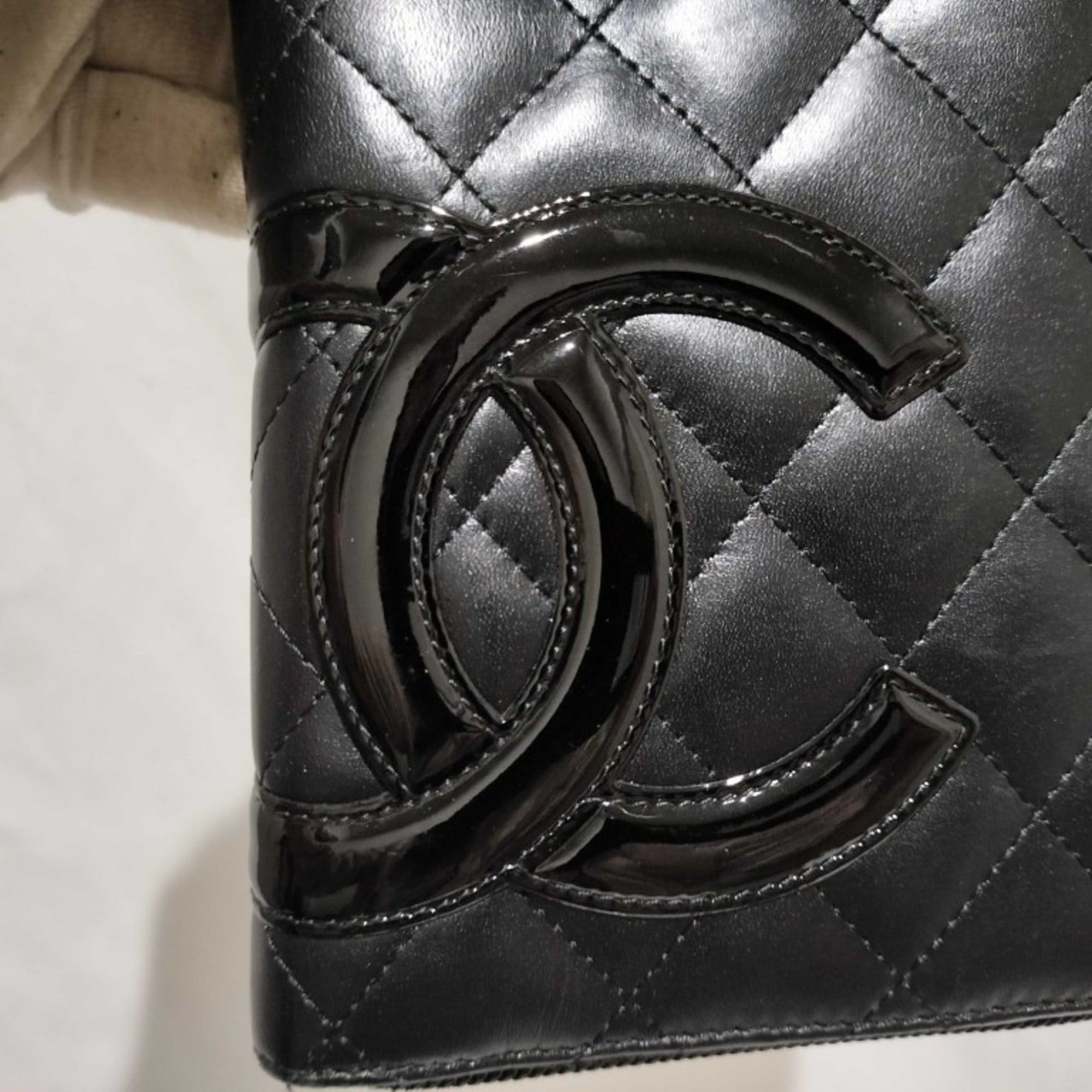 Chanel CHANEL Cambon Wallet A48660 Black and Pink Leather Women's Coco Mark Round Long Size ONE SIZE - 4 Thumbnail