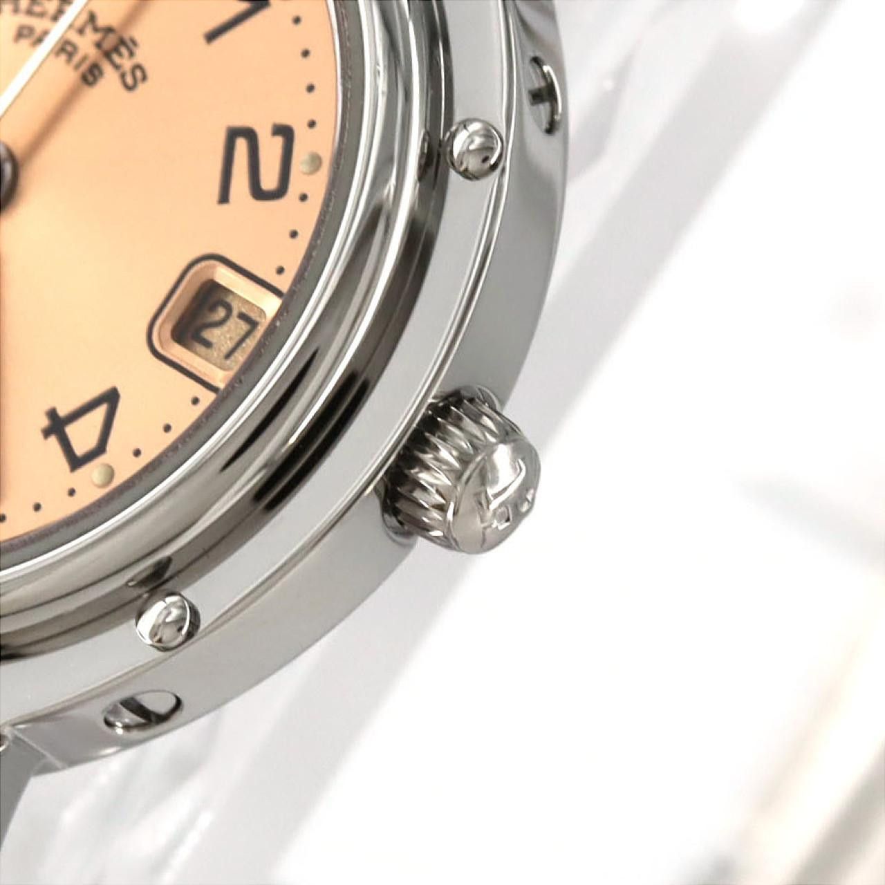 Hermes Hermes Hermès Clipper CL4.210 Stainless Steel Metal Quartz CL4.210 DUTY FREE for USA Size ONE SIZE - 4 Thumbnail