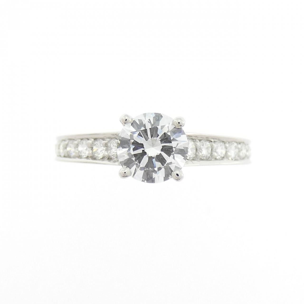 Cartier Cartier Cartier 1895 Solitaire Platinum Ring Size 8 Precious Metal Ring DUTY FREE for USA Size ONE SIZE - 2 Thumbnail