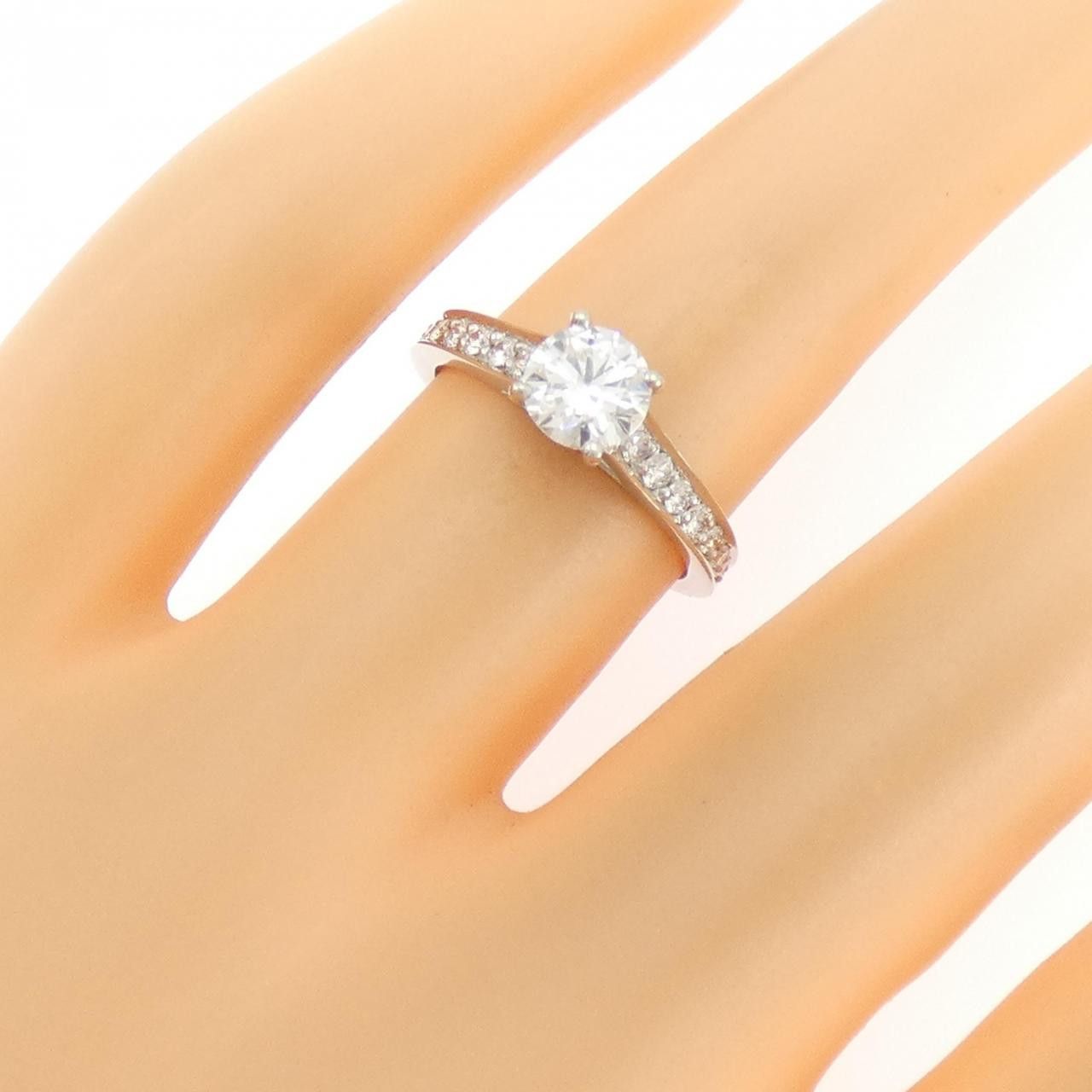 Cartier Cartier Cartier 1895 Solitaire Platinum Ring Size 8 Precious Metal Ring DUTY FREE for USA Size ONE SIZE - 5 Thumbnail