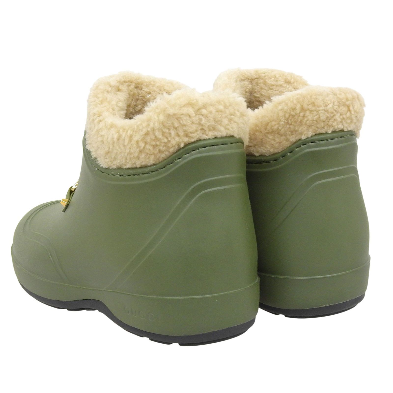 Gucci Gucci Gucci Rubber Short Boots Plastic / Synthetic Shoes 627890 DUTY FREE for USA Size ONE SIZE - 5 Thumbnail