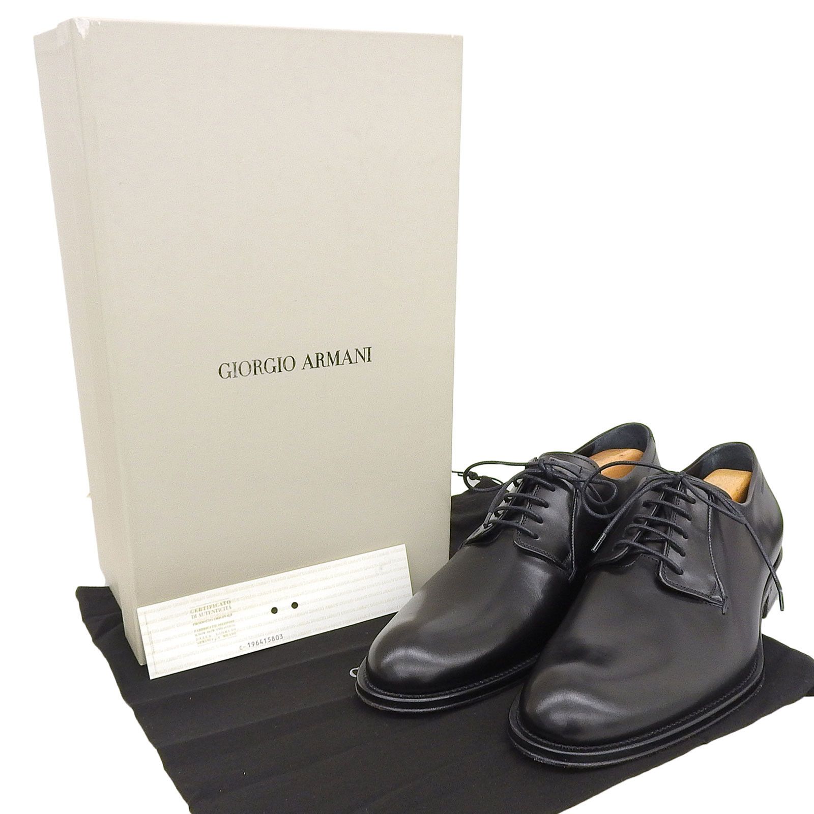 Giorgio Armani Giorgio Armani Giorgio Armani Leather Lace Up Shoes Leather Shoes DUTY FREE for USA Size ONE SIZE - 2 Thumbnail