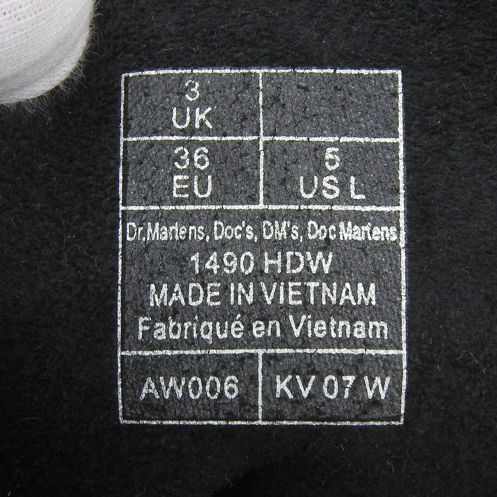 Other Other Dr.Martens 1490HDW Leather Boots Leather Shoes 1490HDW DUTY FREE for USA Size ONE SIZE - 8 Thumbnail