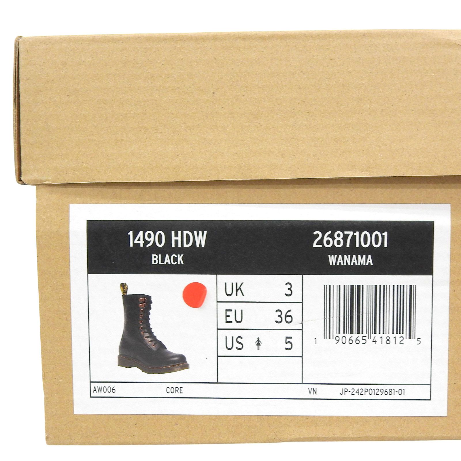 Other Other Dr.Martens 1490HDW Leather Boots Leather Shoes 1490HDW DUTY FREE for USA Size ONE SIZE - 9 Thumbnail