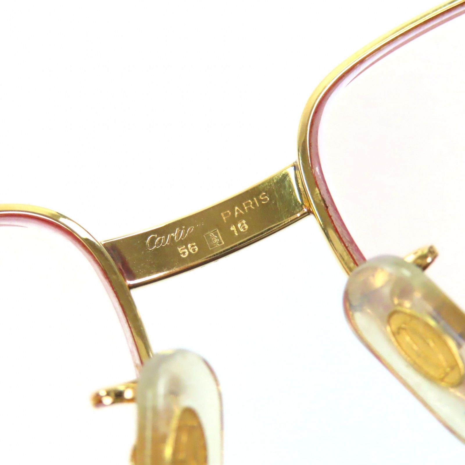 Cartier Cartier Cartier Trinity Logo Sunglasses Metal Sunglasses DUTY FREE for USA Size ONE SIZE - 9 Thumbnail