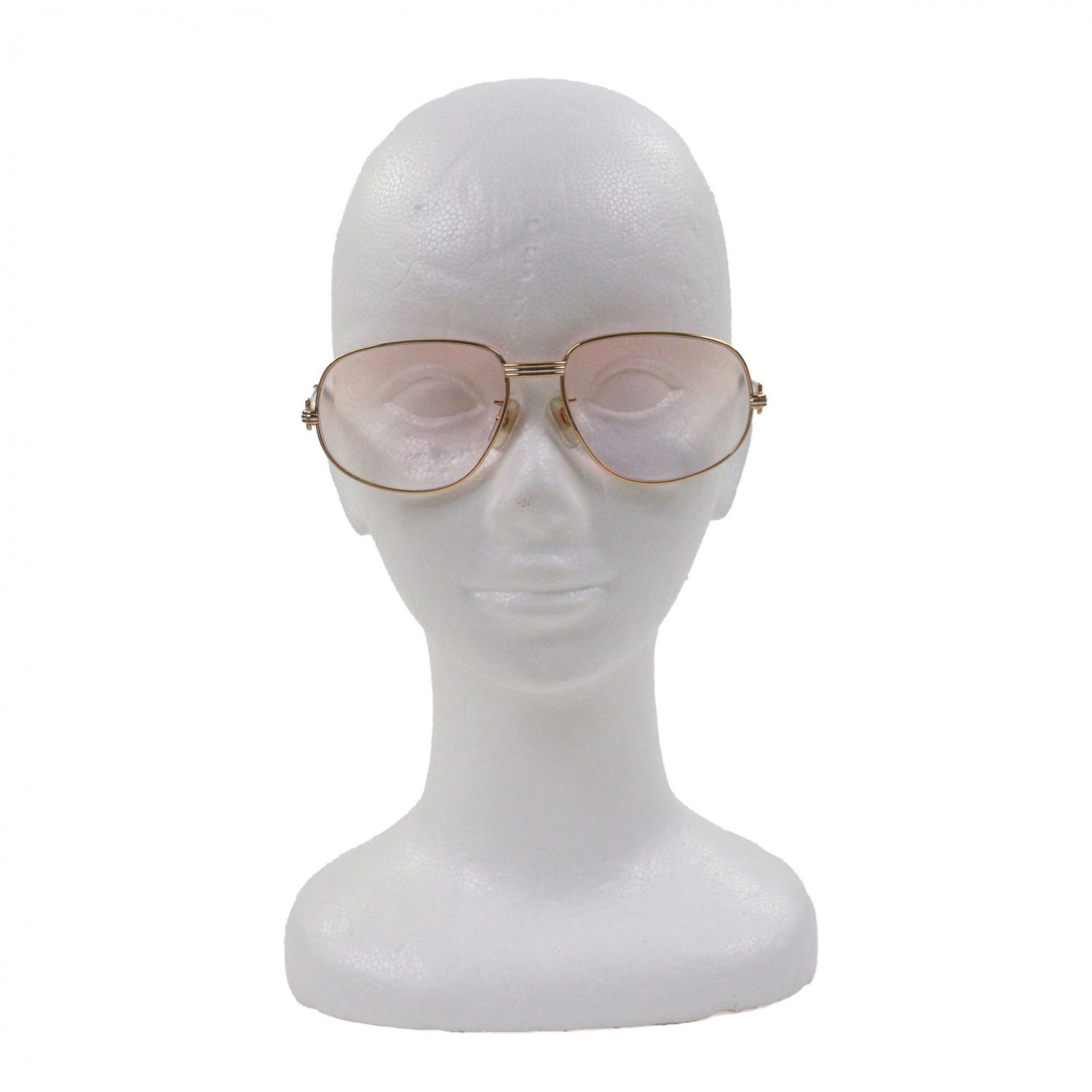 Cartier Cartier Cartier Trinity Logo Sunglasses Metal Sunglasses DUTY FREE for USA Size ONE SIZE - 2 Thumbnail