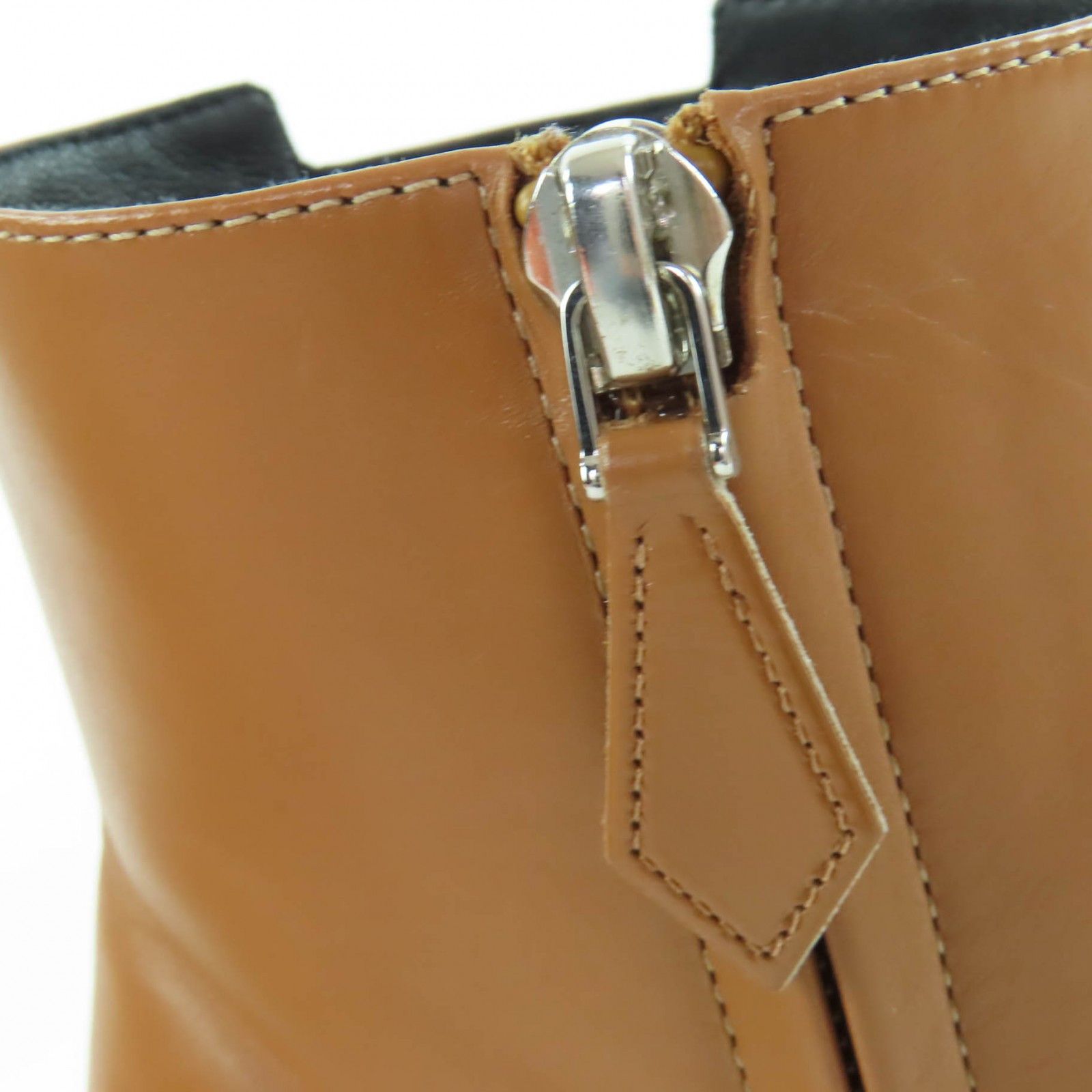 Hermes Hermes Hermès Demarche35.5 Leather Short Boots Leather Shoes DUTY FREE for USA Size ONE SIZE - 9 Thumbnail