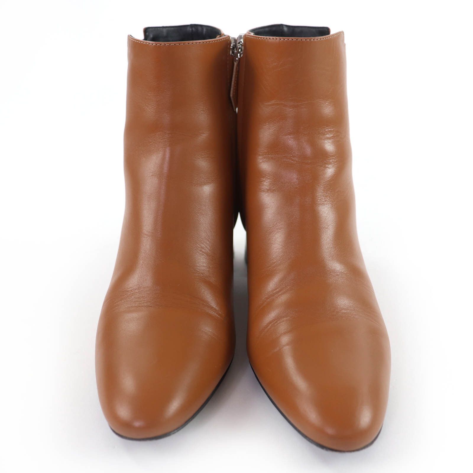 Hermes Hermes Hermès Demarche35.5 Leather Short Boots Leather Shoes DUTY FREE for USA Size ONE SIZE - 4 Thumbnail