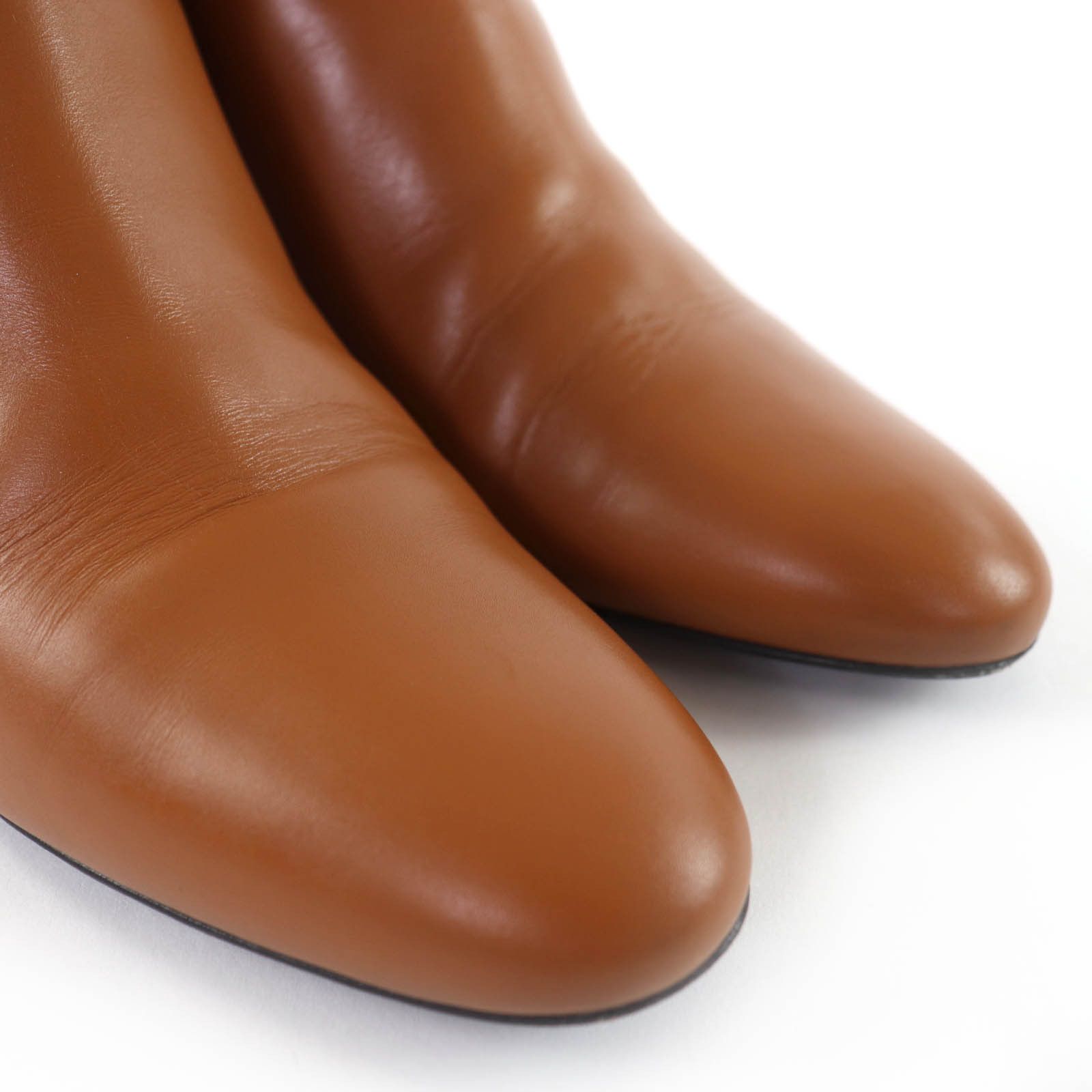 Hermes Hermes Hermès Demarche35.5 Leather Short Boots Leather Shoes DUTY FREE for USA Size ONE SIZE - 8 Thumbnail