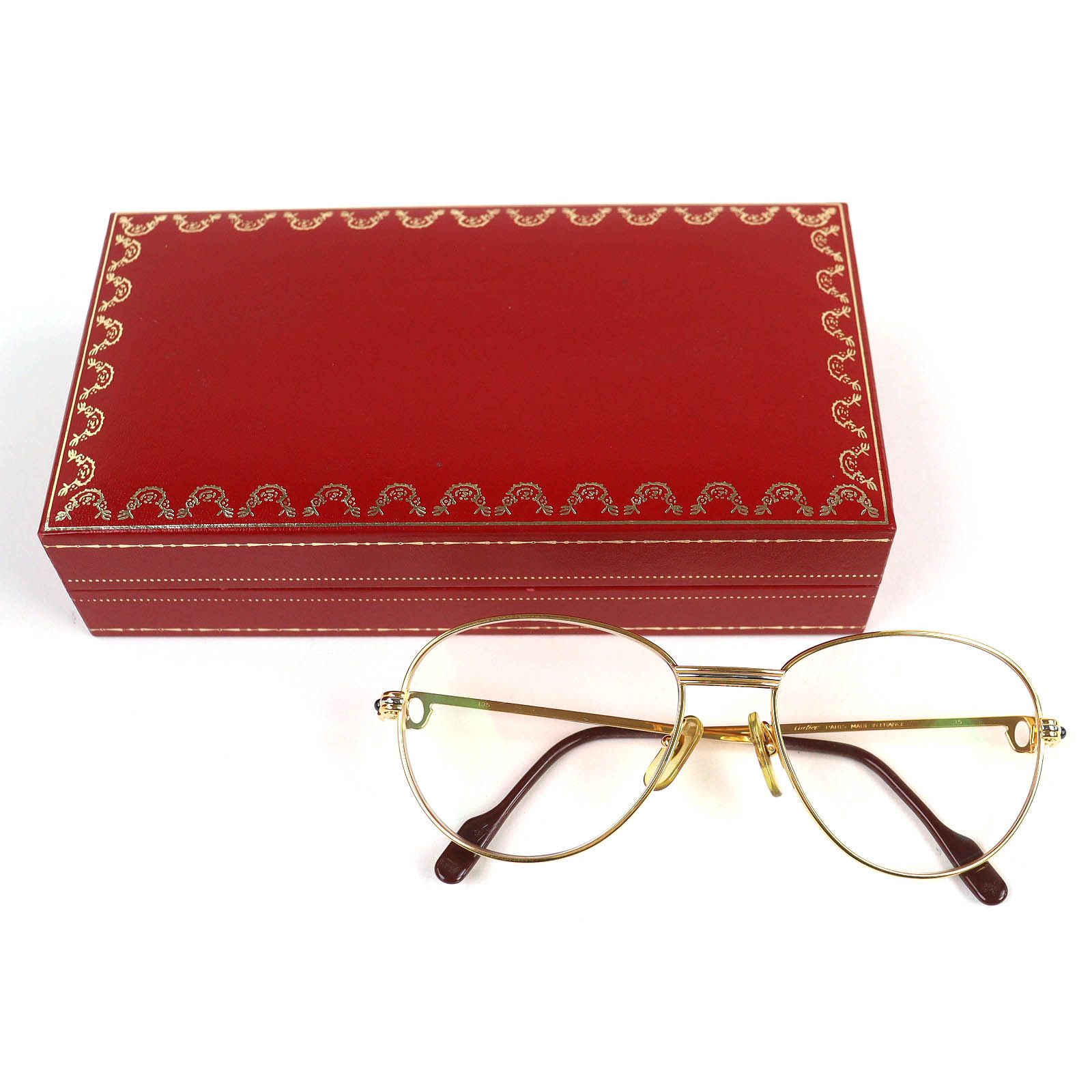 Cartier Cartier Cartier Trinity Glasses Metal Glasses DUTY FREE for USA Size ONE SIZE - 2 Thumbnail