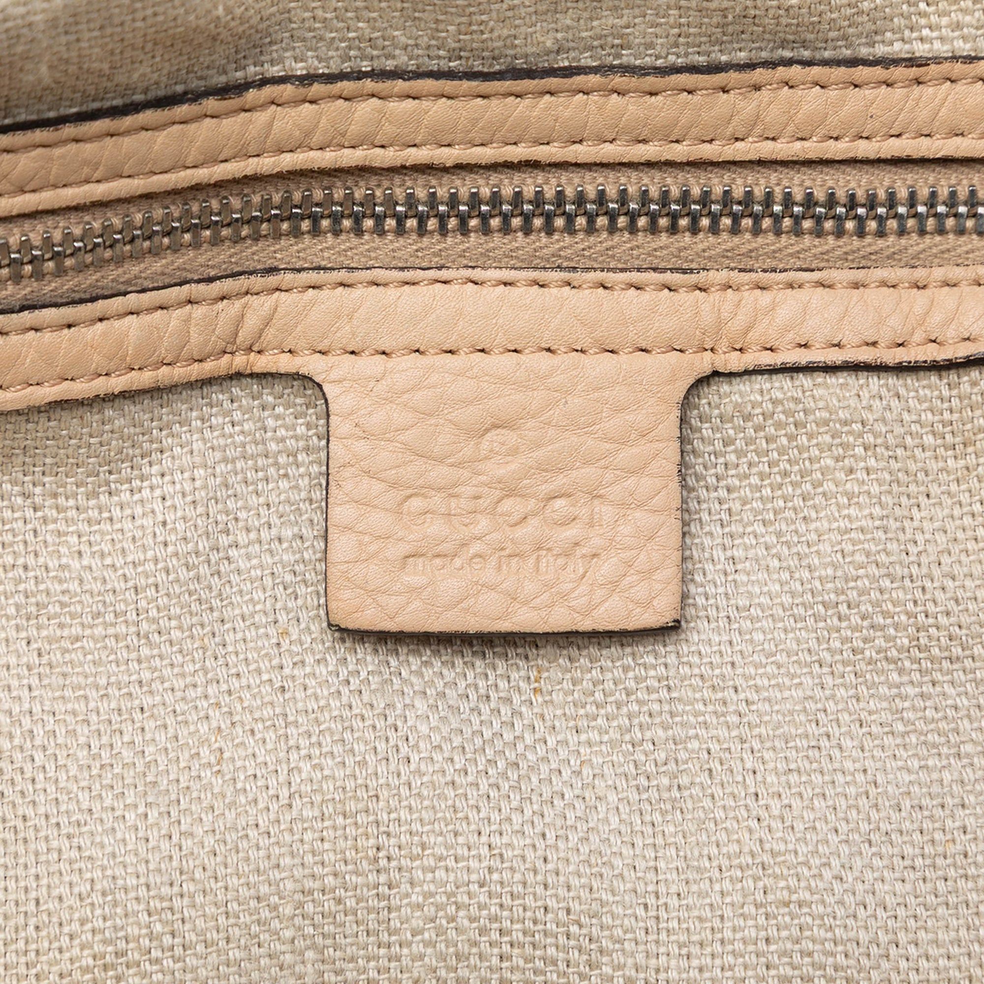Large GG Canvas Icon Bit Satchel