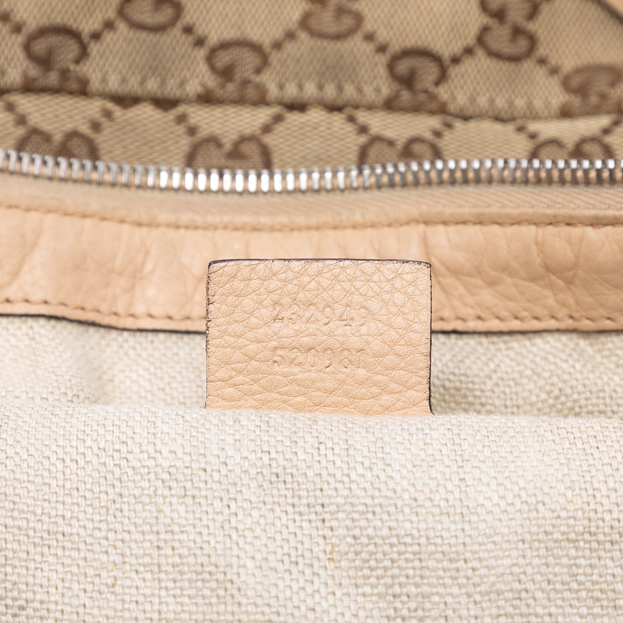 Large GG Canvas Icon Bit Satchel