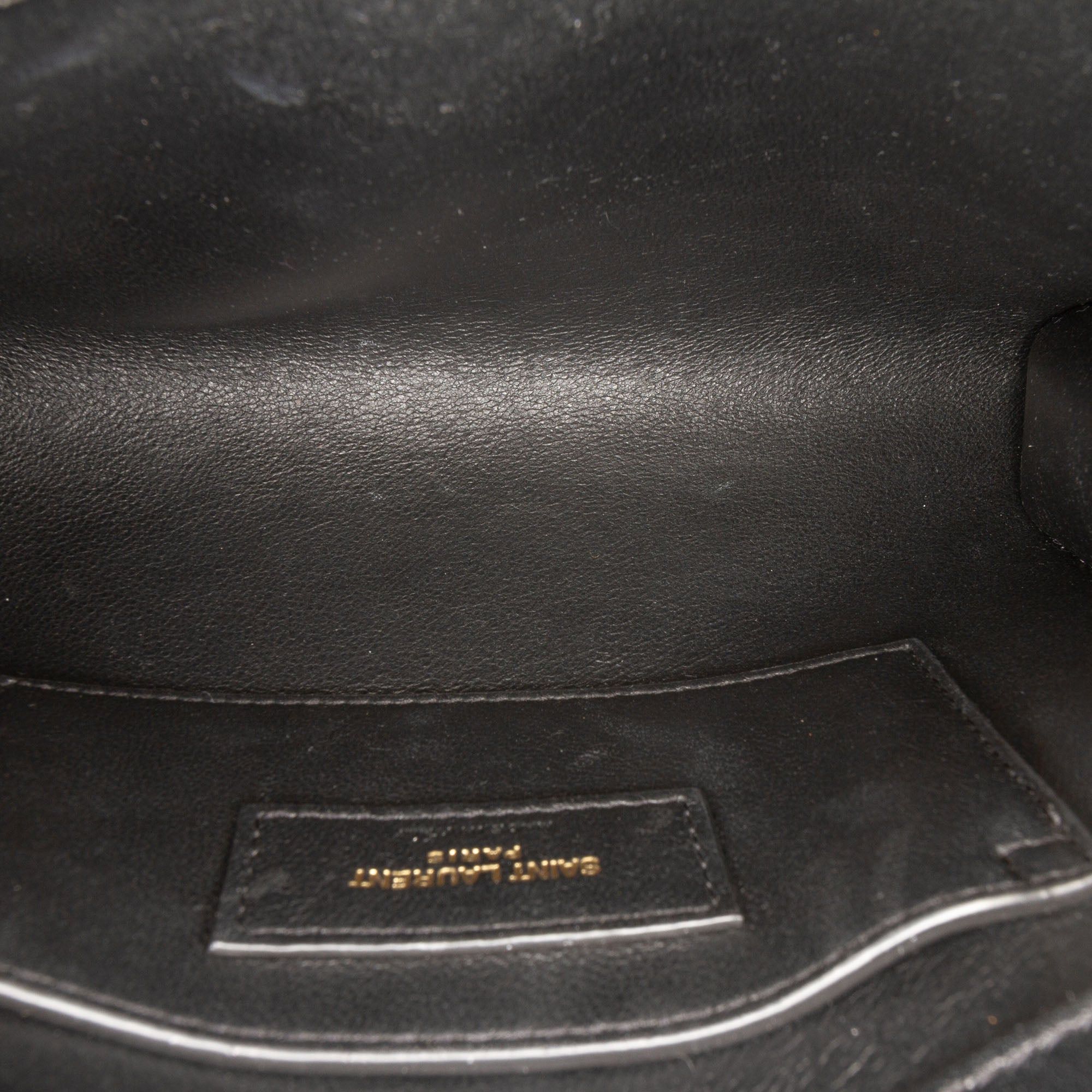 Saint Laurent Paris Mini Box Calfskin Manhattan Shoulder Bag Size ONE SIZE - 4 Thumbnail