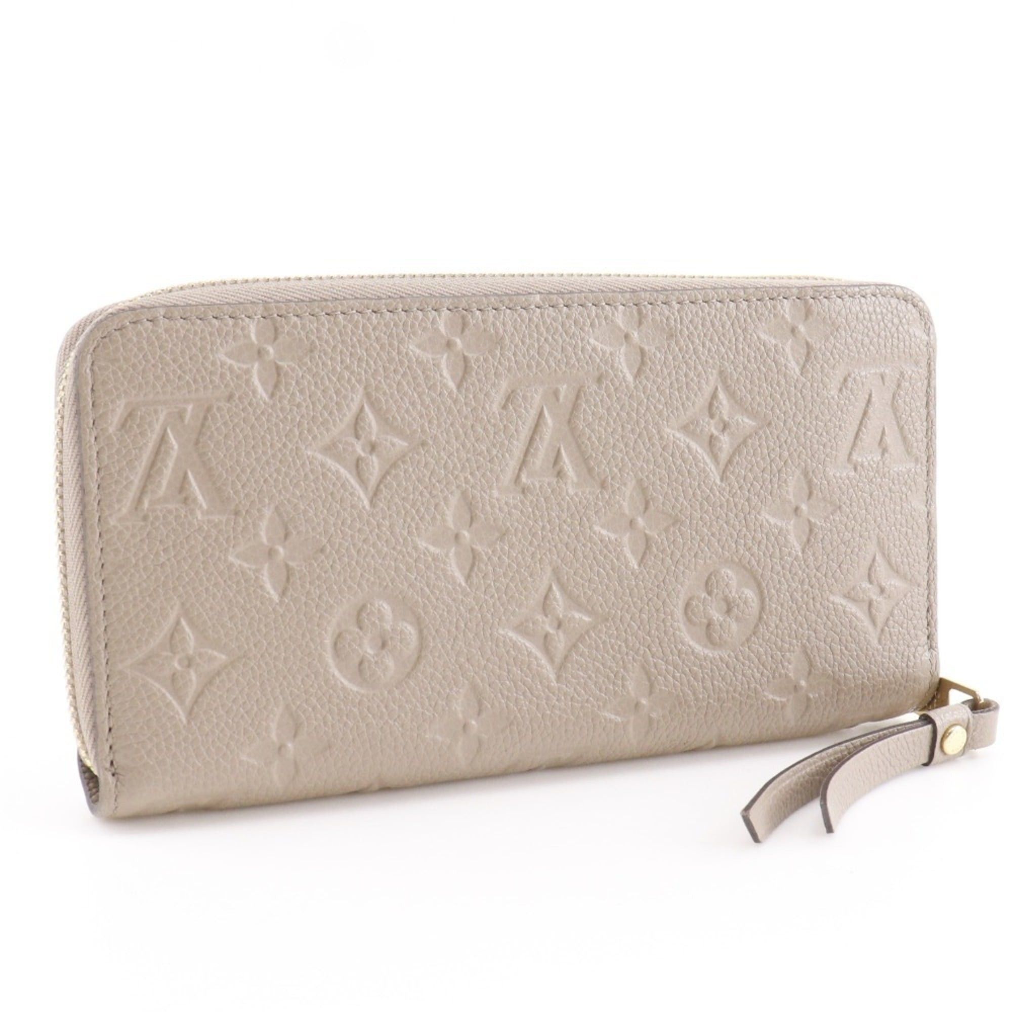 Louis Vuitton Louis Vuitton Zippy Wallet M69034 Monogram Empreinte Tourterelle Gray Unisex Size ONE SIZE - 3 Thumbnail