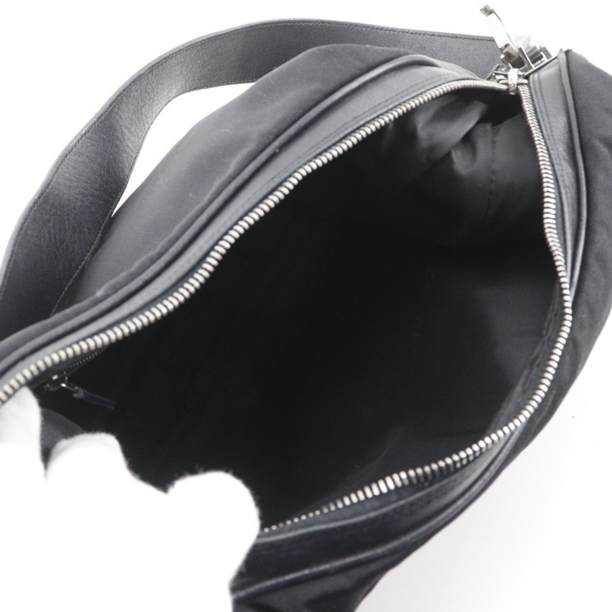 Gucci Gucci Shoulder Bag 001.3341.3444 Nylon Canvas Black A5 Women's Size ONE SIZE - 5 Thumbnail