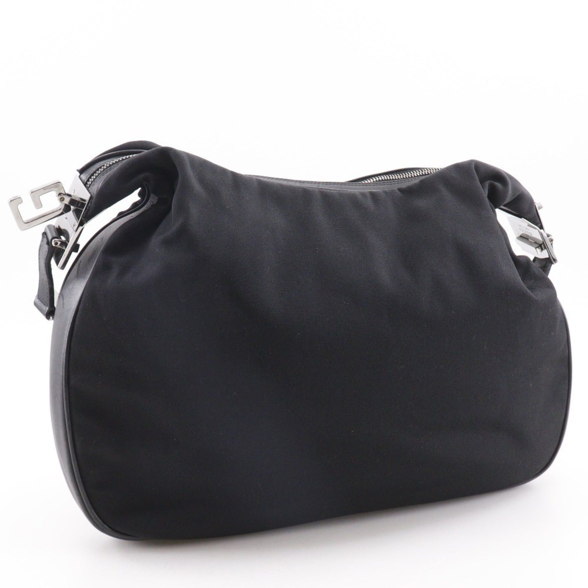Gucci Gucci Shoulder Bag 001.3341.3444 Nylon Canvas Black A5 Women's Size ONE SIZE - 3 Thumbnail