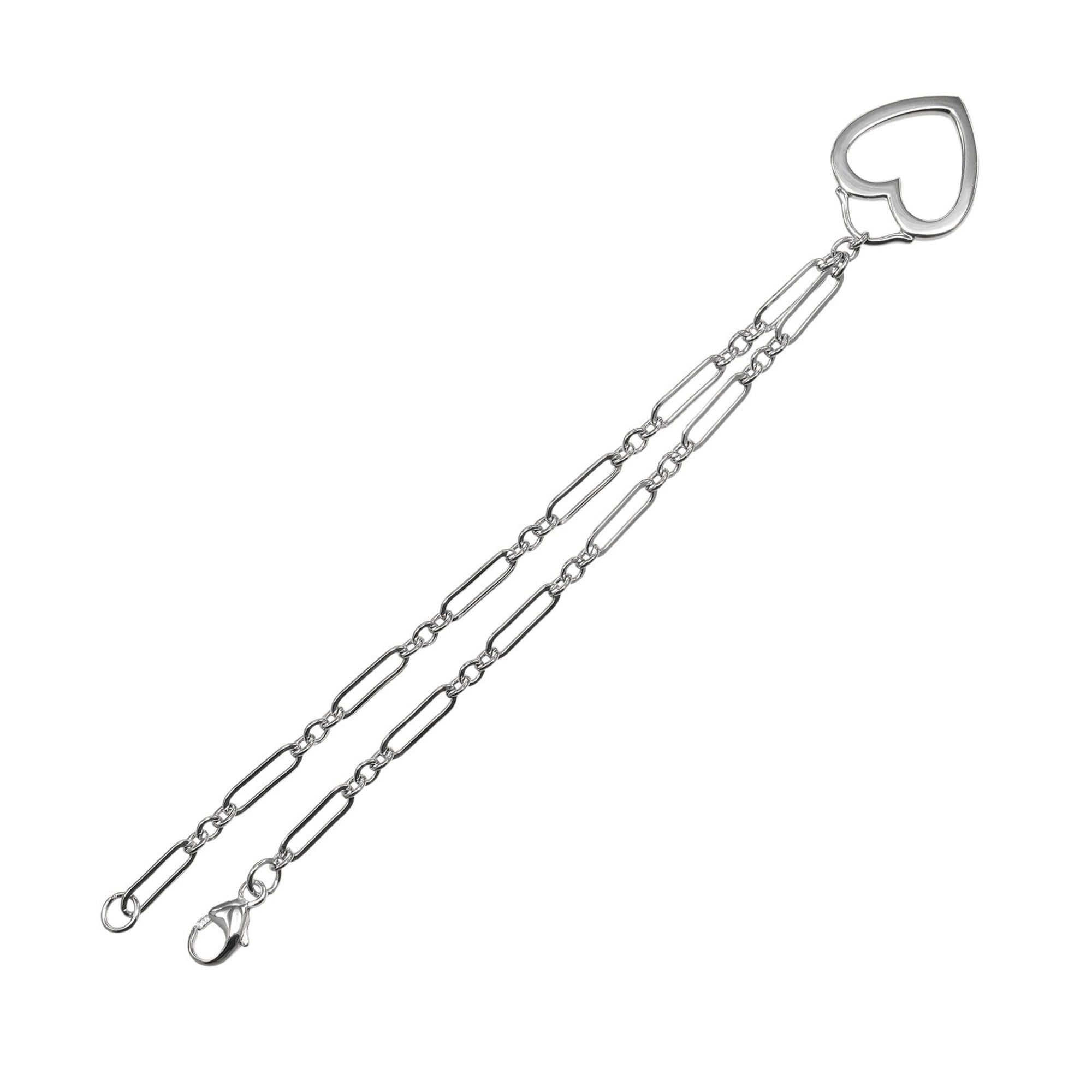 Tiffany & Co. Tiffany & Co. Sentimental Heart Bracelet, 18K White Gold, Approx. 4.37g Size ONE SIZE - 8 Thumbnail