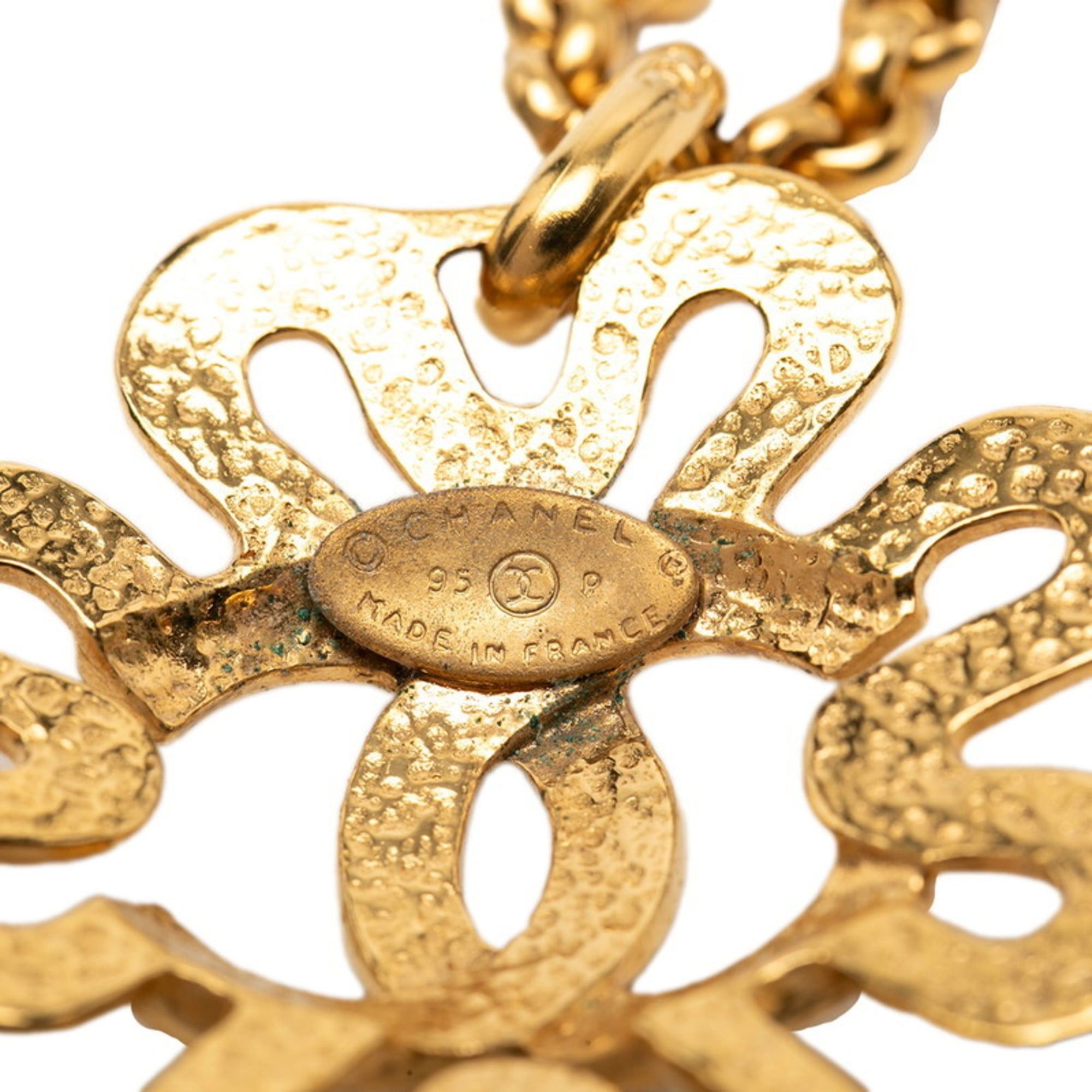 Chanel CHANEL Coco Mark Vintage Necklace Gold Plated Women's Size ONE SIZE - 2 Thumbnail