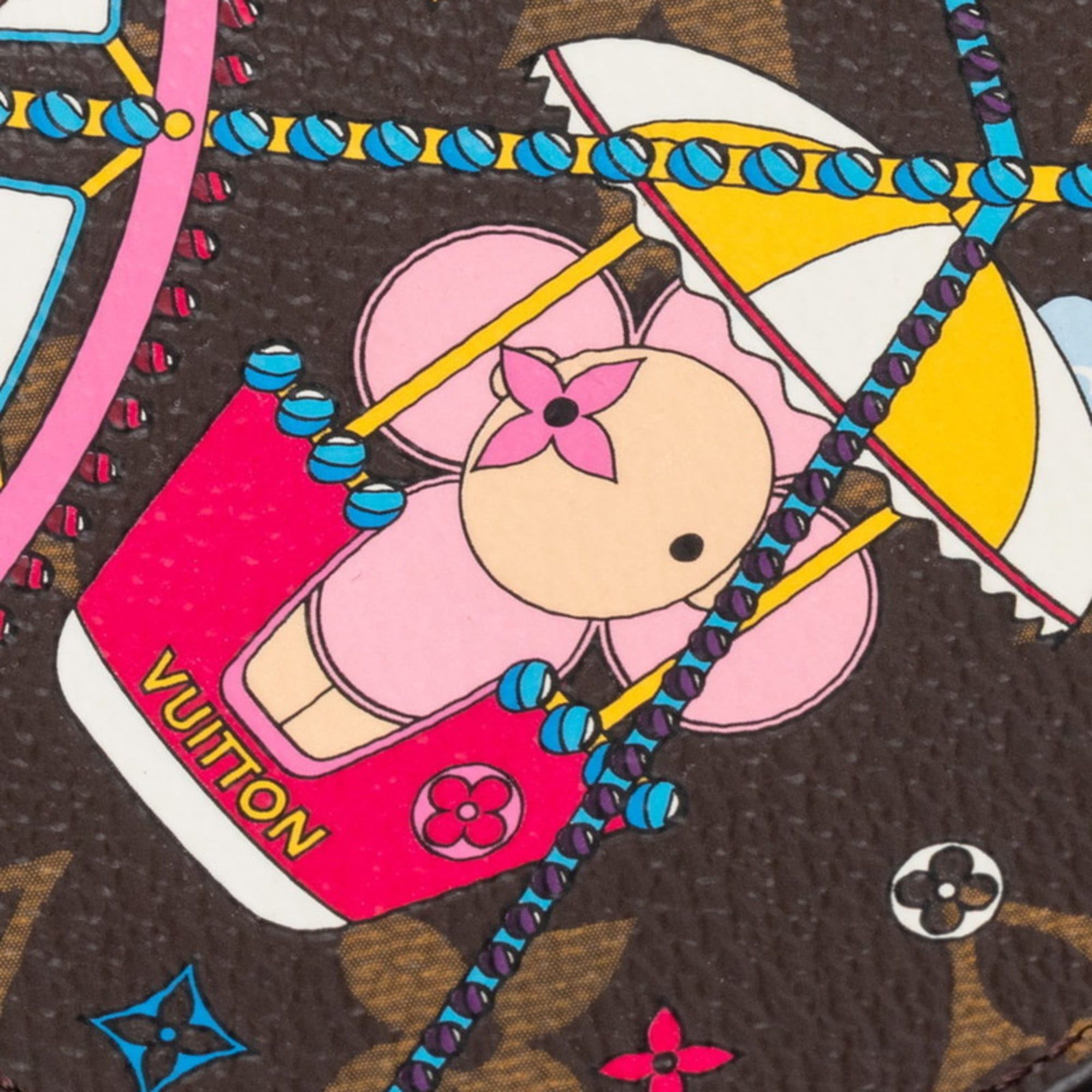 Louis Vuitton Louis Vuitton Monogram Porte-Clés Illustre Vivienne Keychain Charm M69855 Brown Multicolor Women's LOUIS VUITTON Size ONE SIZE - 3 Thumbnail