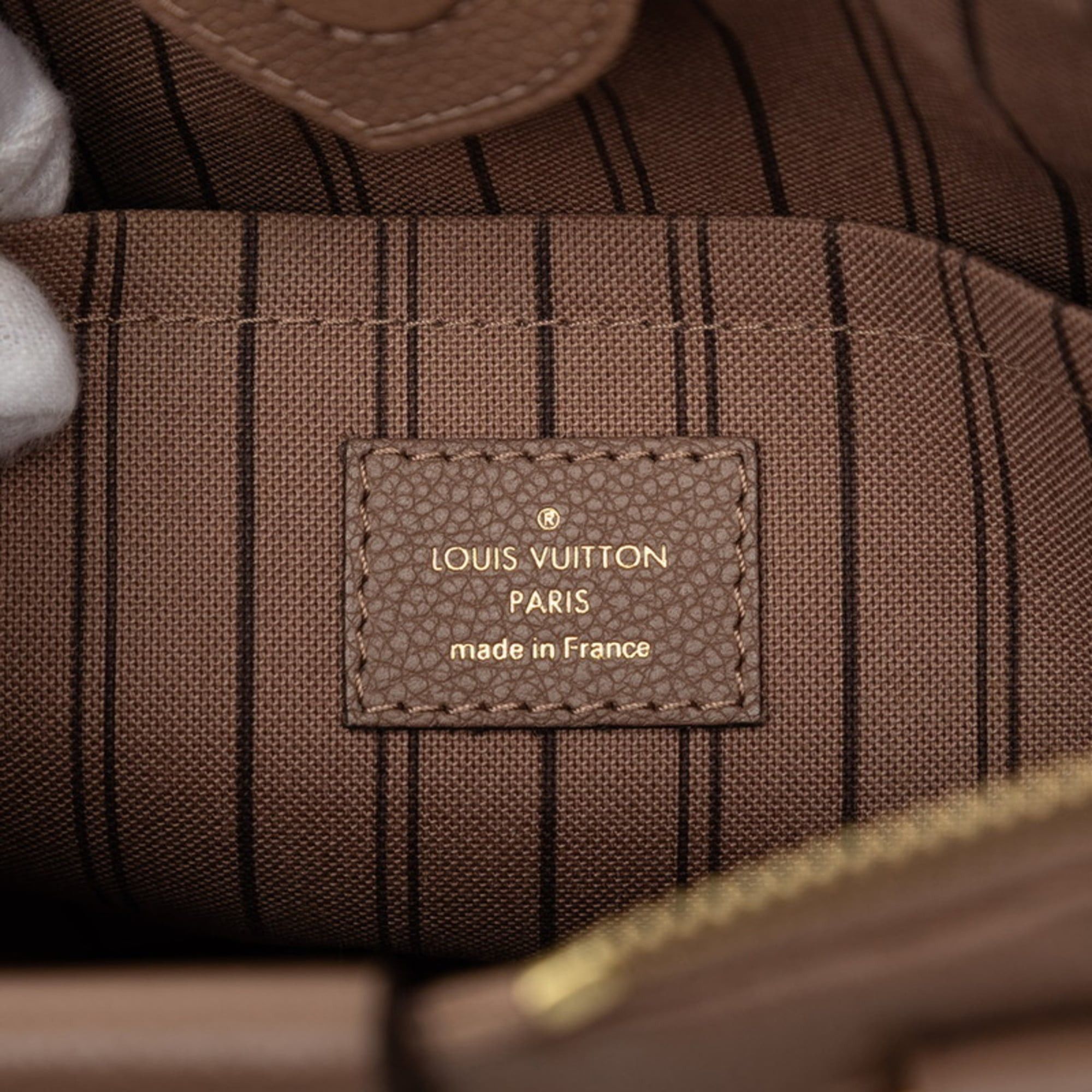 Louis Vuitton Louis Vuitton Monogram Empreinte Mazarine PM Handbag/Shoulder Bag, 2-Way, M50709, Taupe Leather, Women's, LOUIS VUITTON Size ONE SIZE - 5 Thumbnail