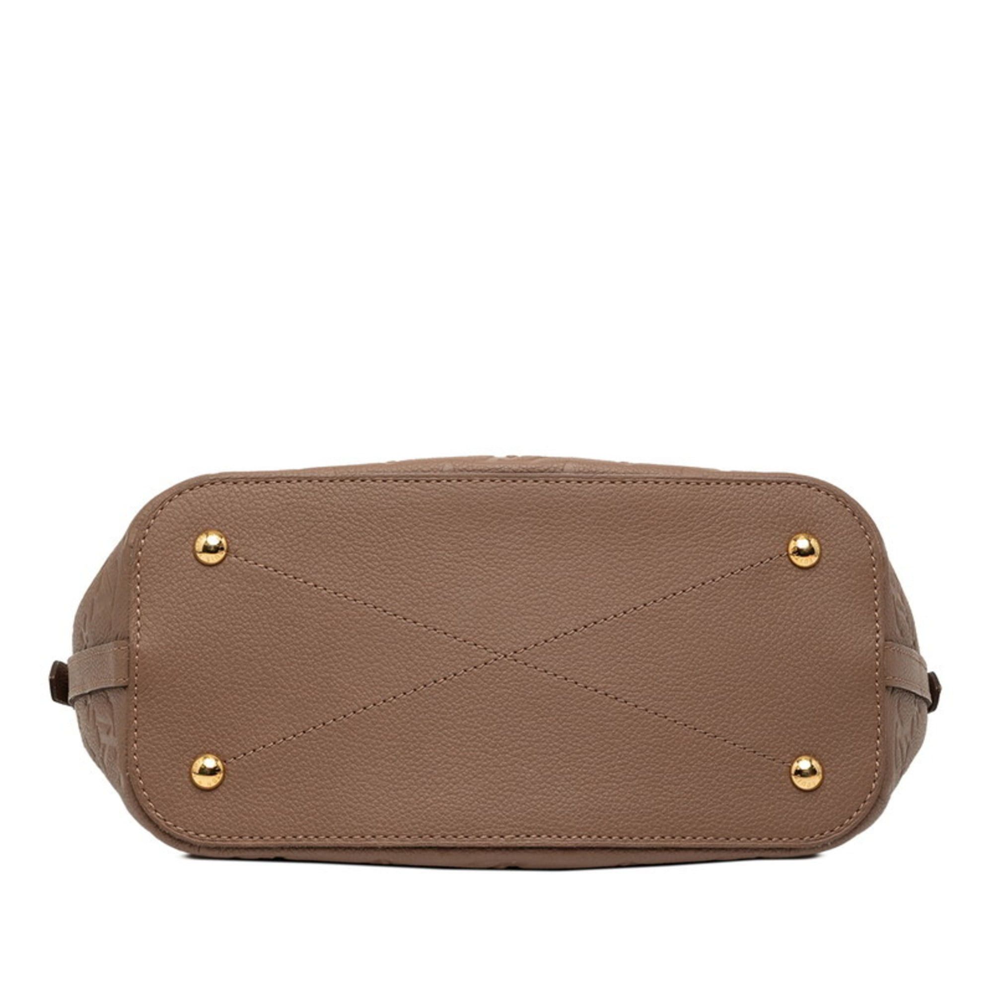 Louis Vuitton Louis Vuitton Monogram Empreinte Mazarine PM Handbag/Shoulder Bag, 2-Way, M50709, Taupe Leather, Women's, LOUIS VUITTON Size ONE SIZE - 3 Thumbnail