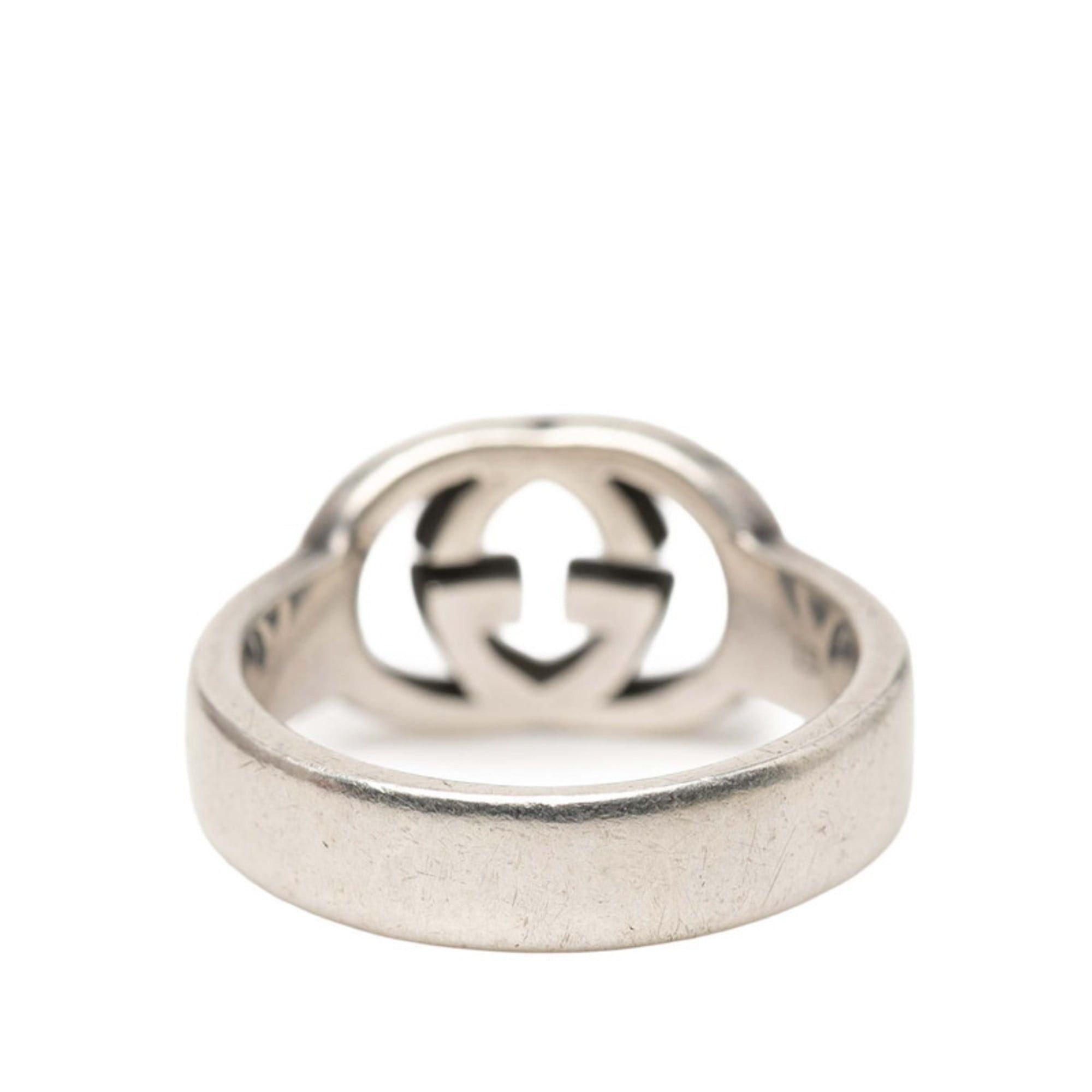 Gucci Gucci Interlocking G Ring #15 SV925 Silver Women's GUCCI Size ONE SIZE - 5 Thumbnail