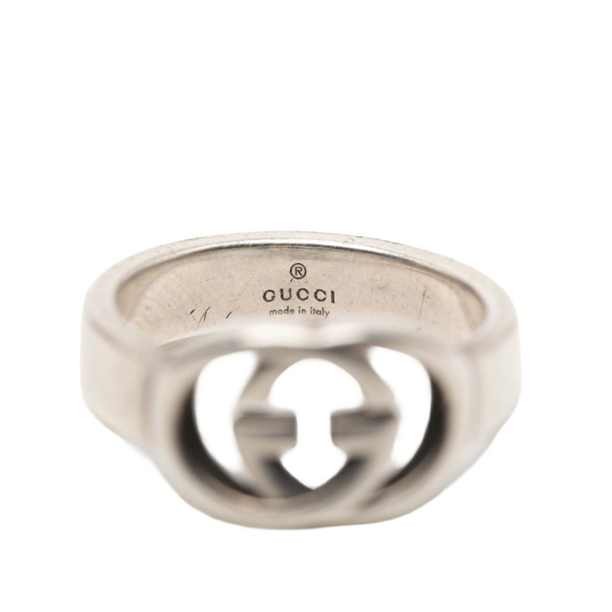 Gucci Gucci Interlocking G Ring #15 SV925 Silver Women's GUCCI Size ONE SIZE - 6 Thumbnail