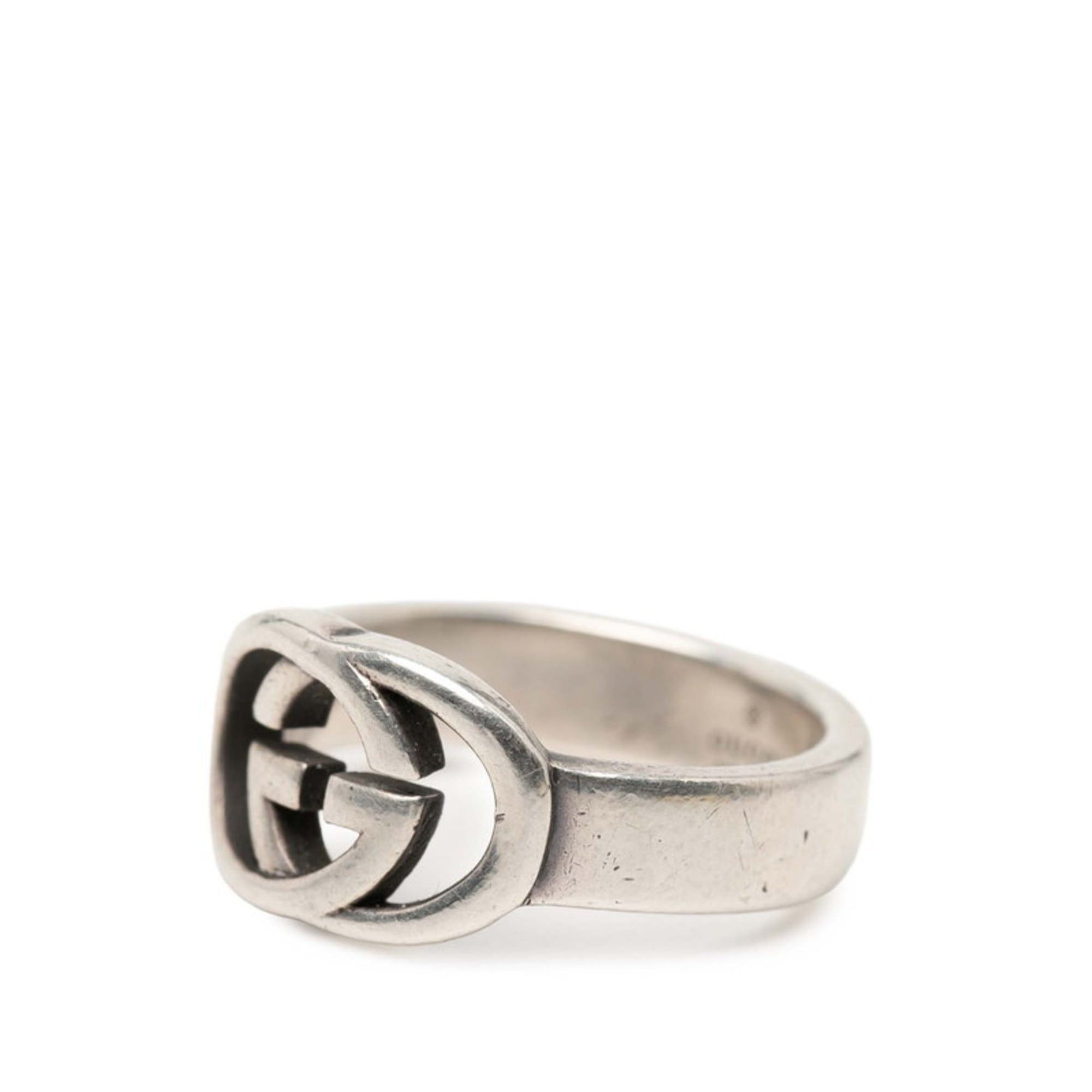 Gucci Gucci Interlocking G Ring #15 SV925 Silver Women's GUCCI Size ONE SIZE - 2 Thumbnail