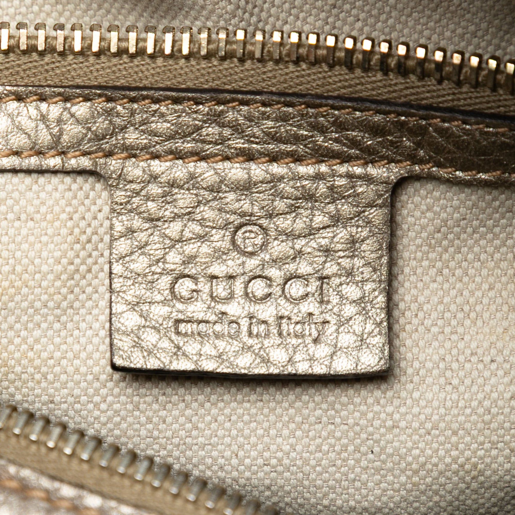 Gucci Medium Calfskin Bamboo Shopper Boston Bag Size ONE SIZE - 5 Thumbnail