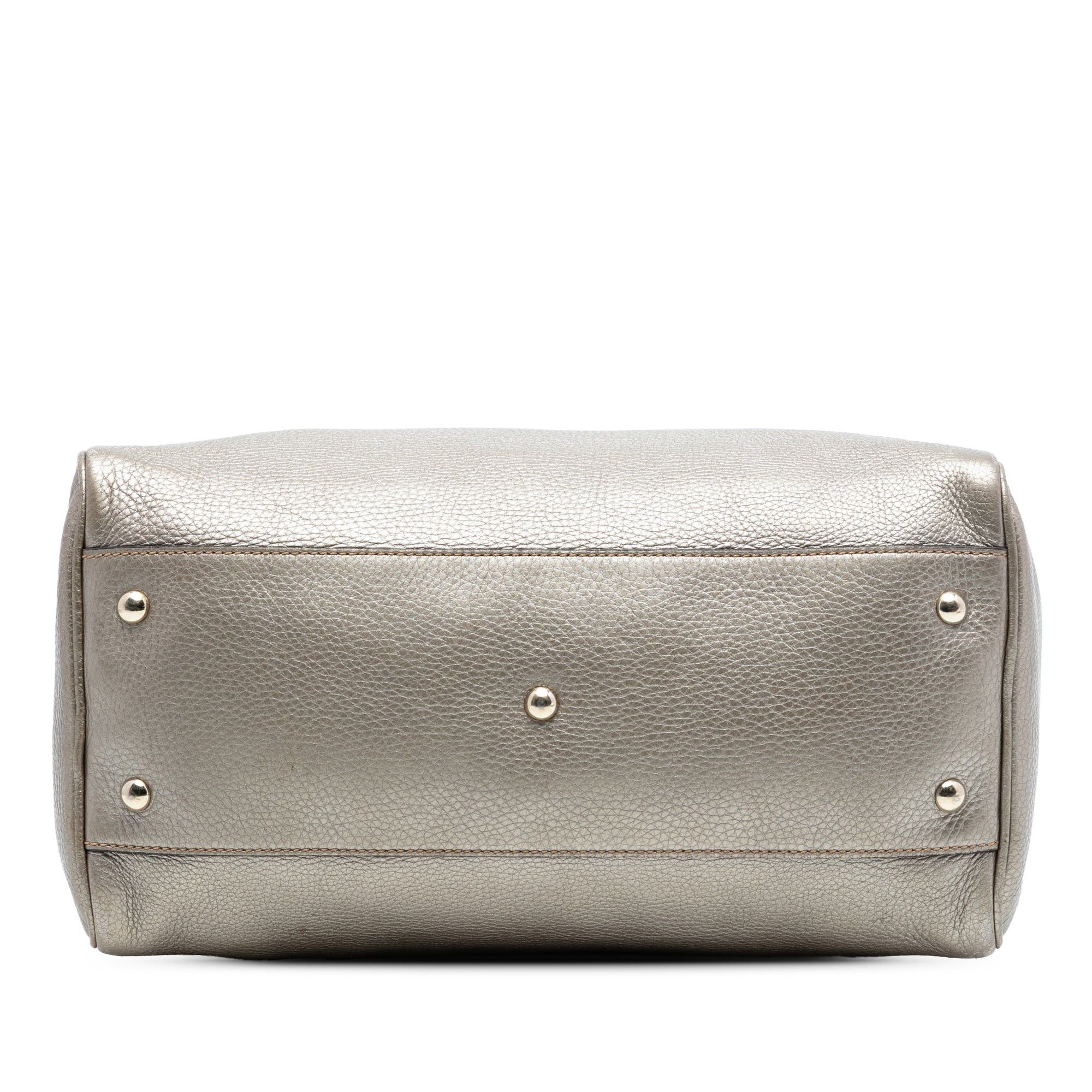 Gucci Medium Calfskin Bamboo Shopper Boston Bag Size ONE SIZE - 3 Thumbnail