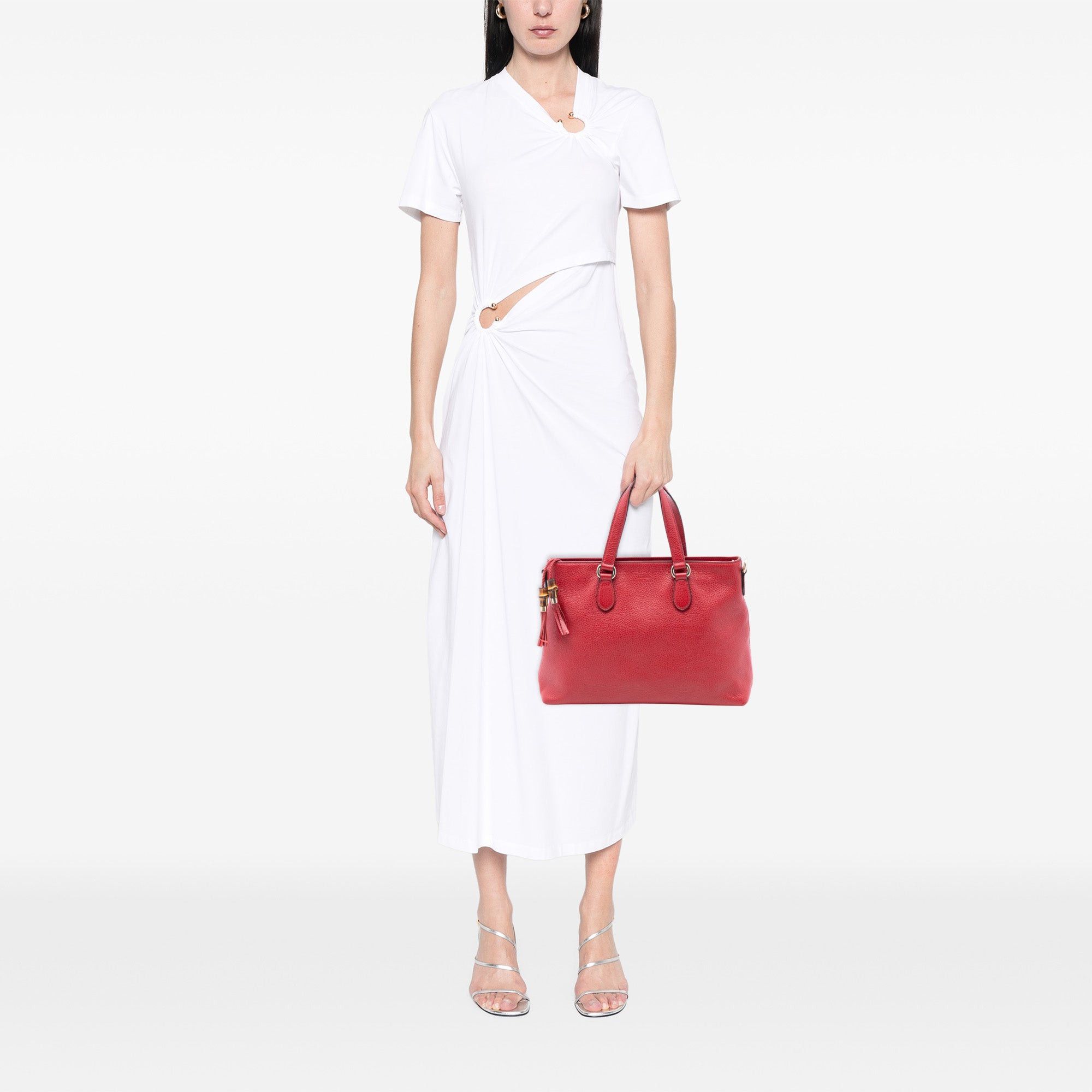 Gucci Leather Bamboo Tassel Satchel Size ONE SIZE - 7 Thumbnail