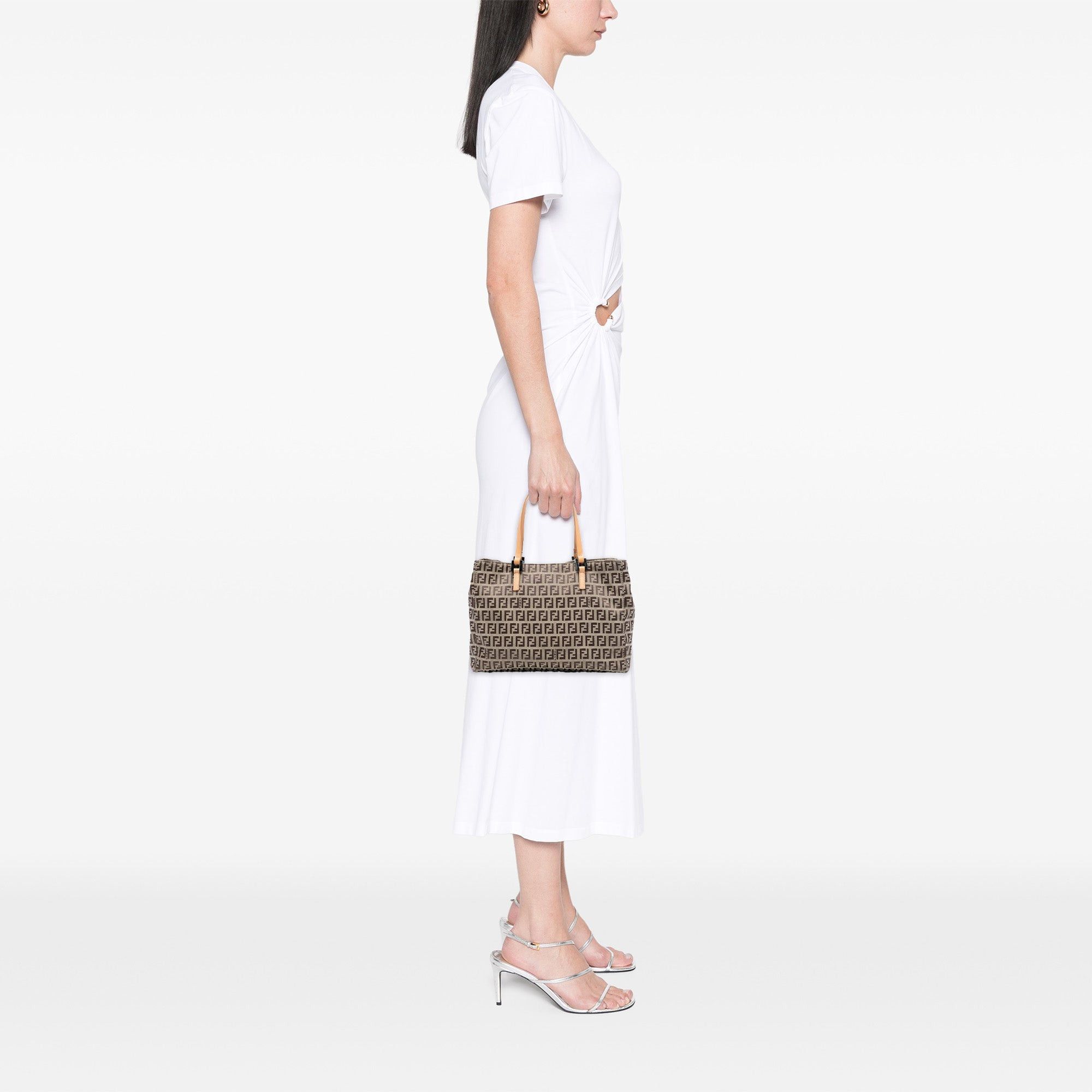 Fendi Zucchino Canvas Tote Size ONE SIZE - 7 Thumbnail