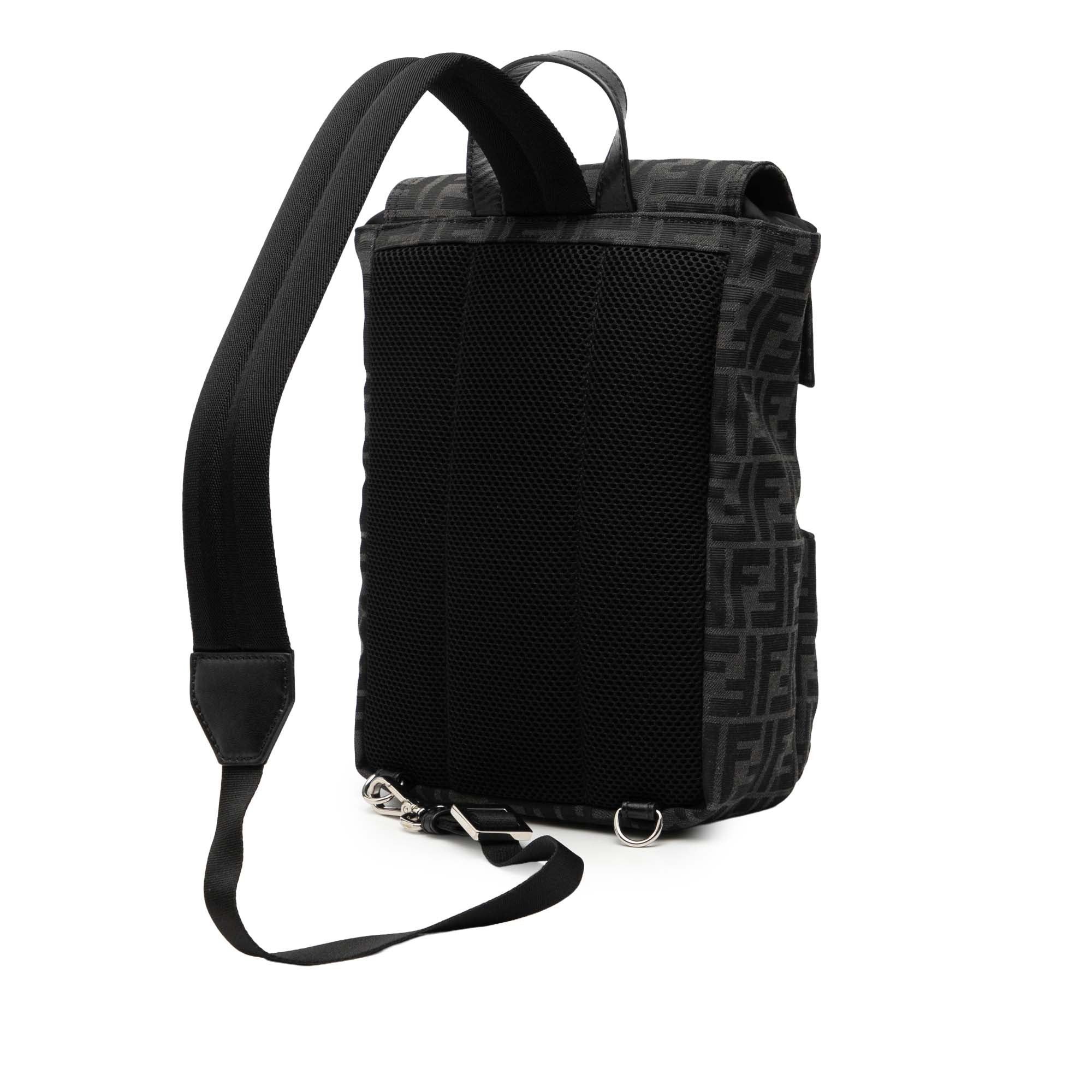 Fendi Small Zucca Canvas Fendiness Backpack Size ONE SIZE - 2 Thumbnail